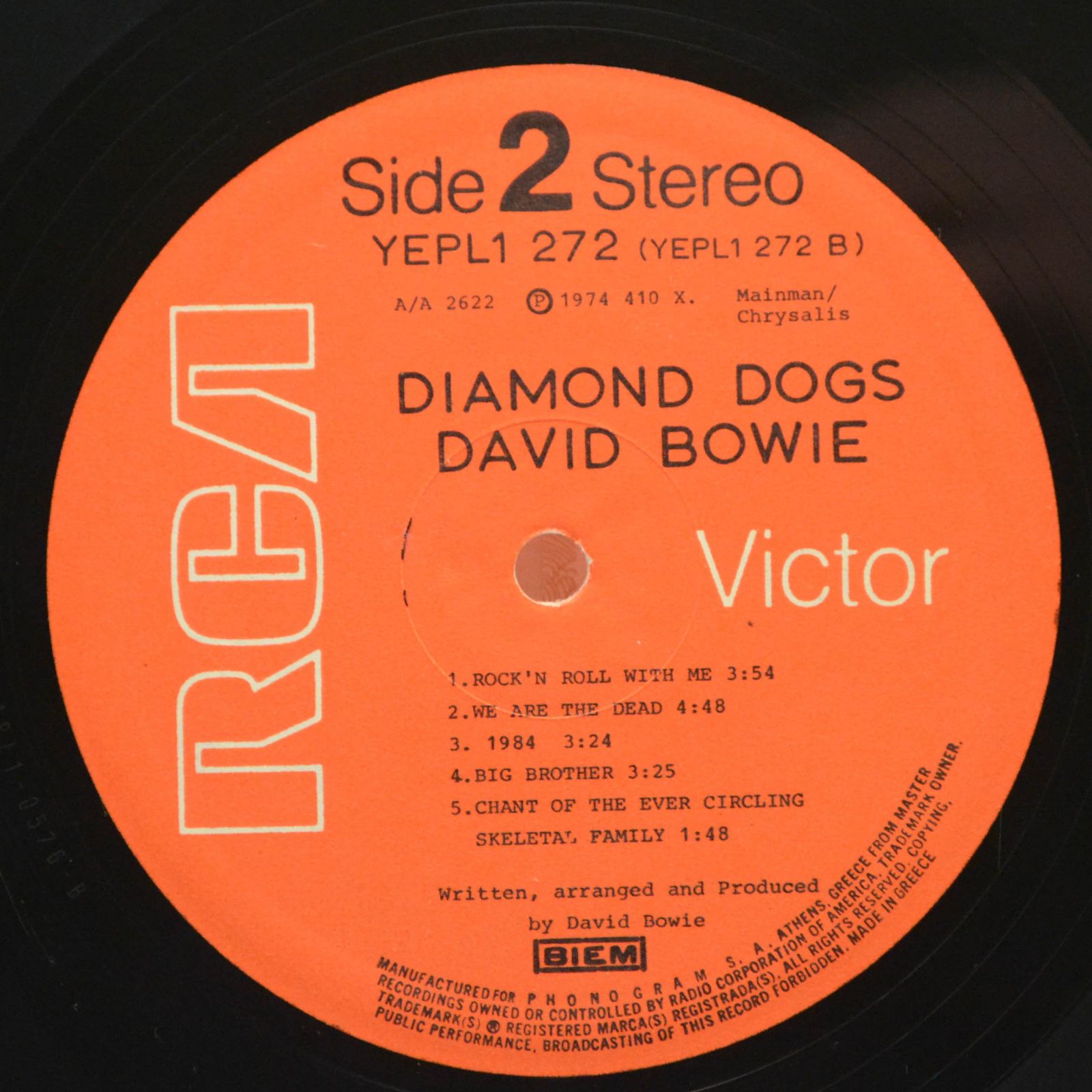 Bowie — Diamond Dogs, 1974