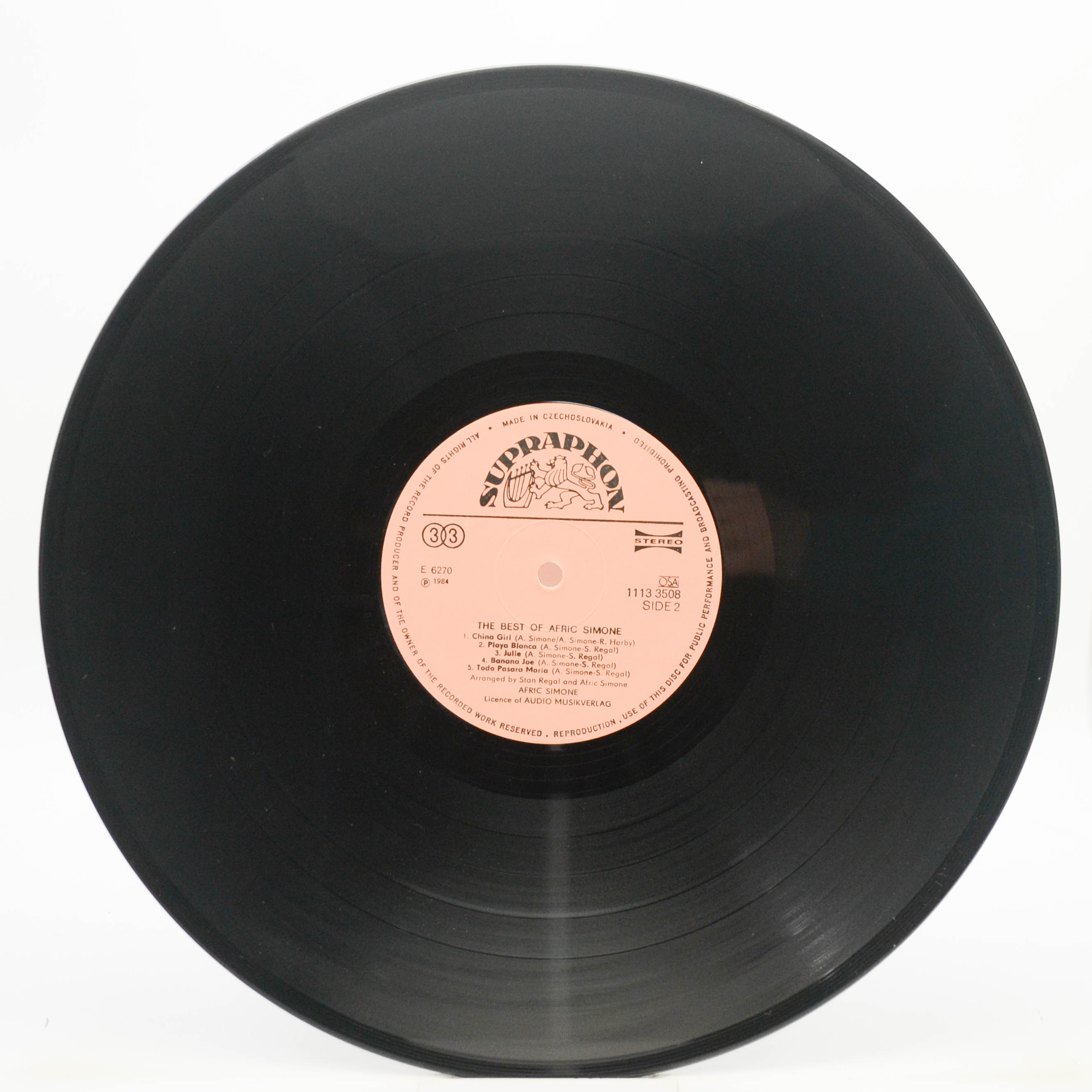 Виниловая пластинка Afric Simone — The Best Of Afric Simone, 1984