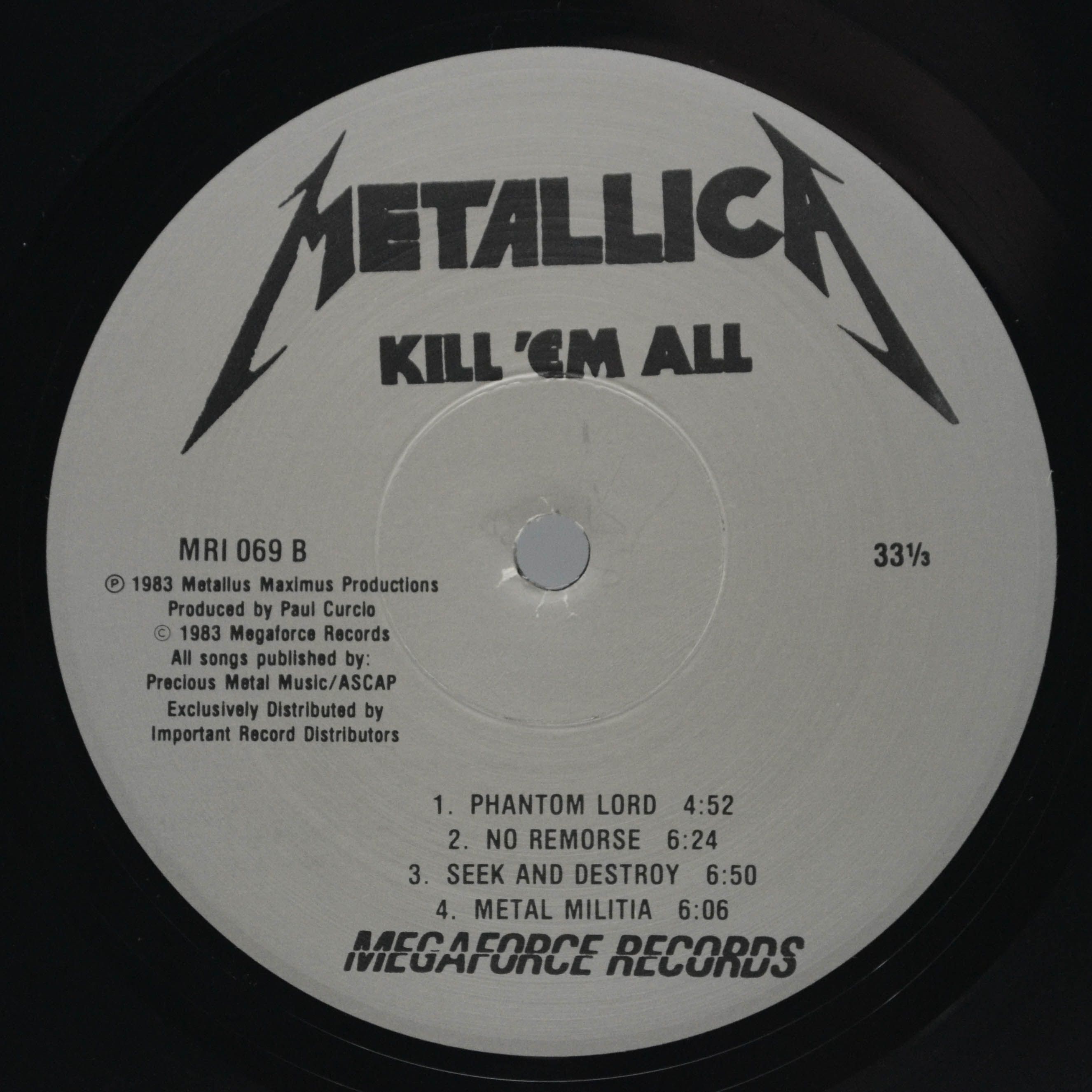 Metallica — Kill 'Em All (USA), 1983