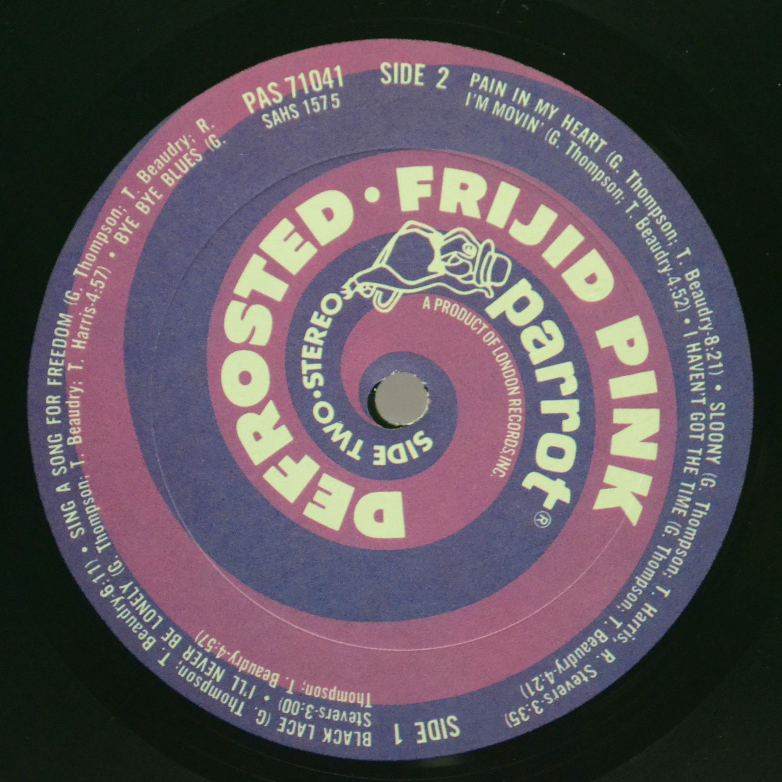 Виниловая пластинка Frijid Pink — Defrosted (1-st, USA), 1970