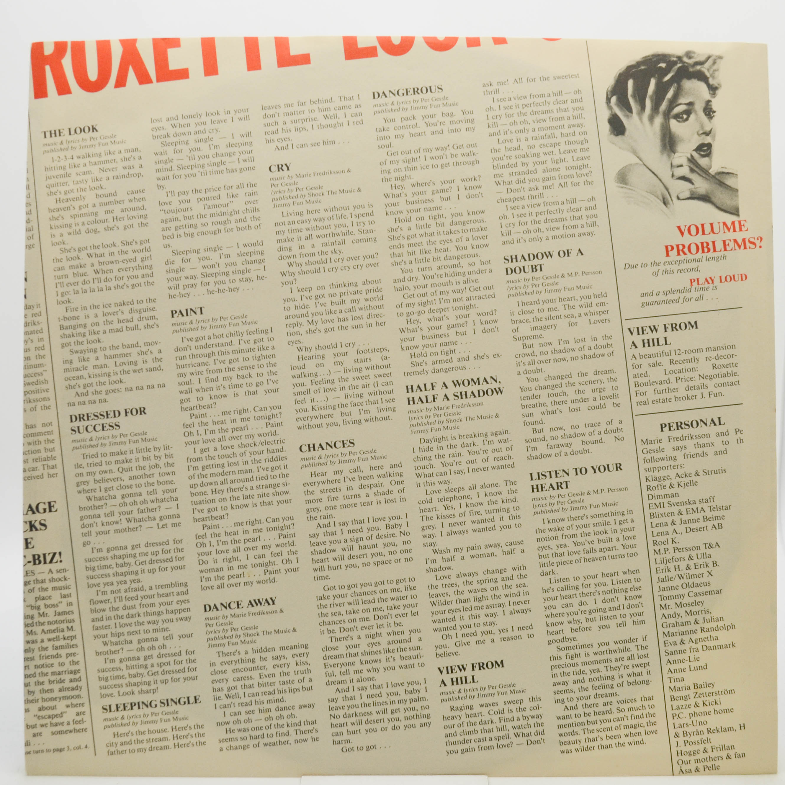 Roxette — Look Sharp!, 1988