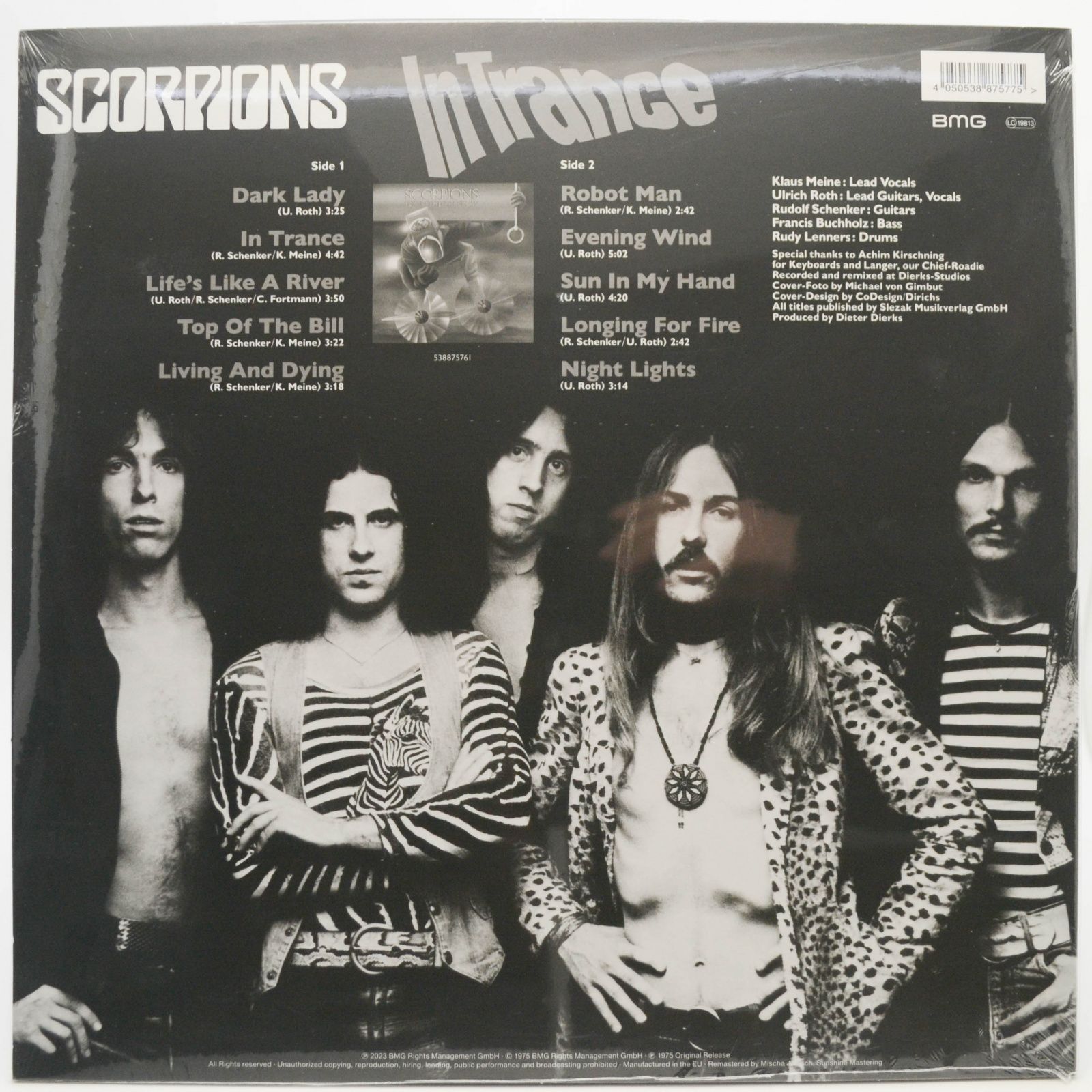 Виниловая пластинка Scorpions — In Trance, 1975