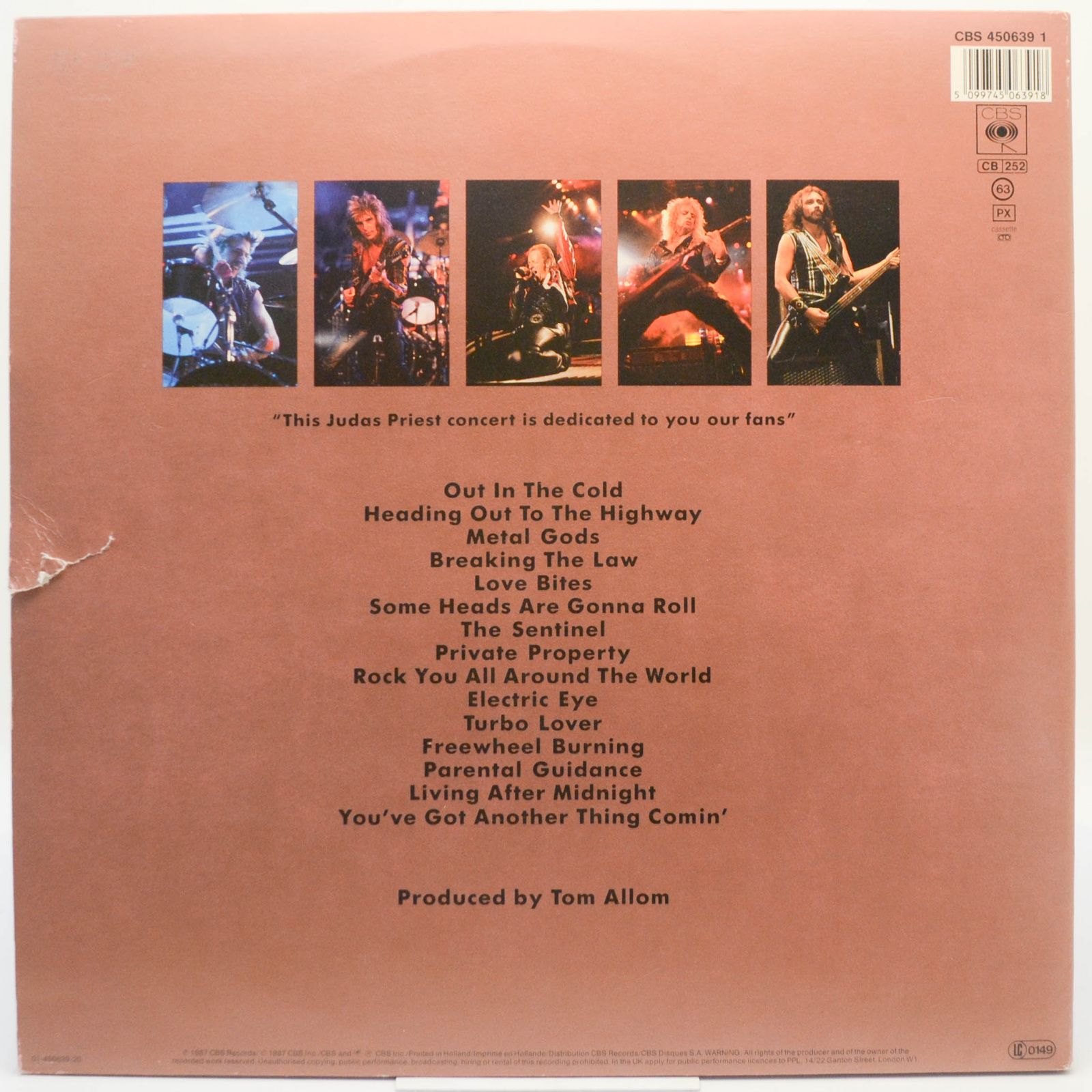 Виниловая пластинка Judas Priest — Priest...Live! (2LP), 1975