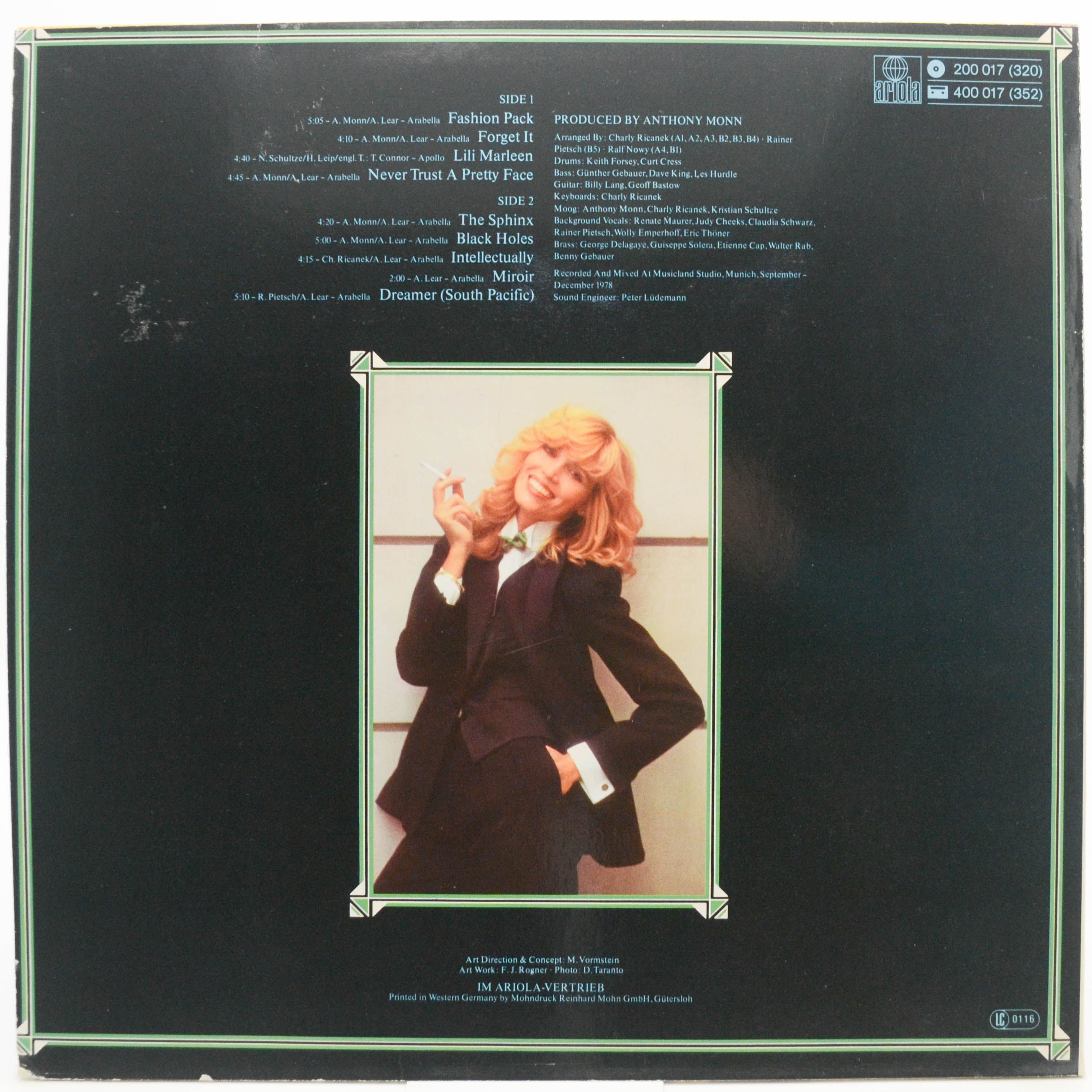 Виниловая пластинка Amanda Lear — Never Trust A Pretty Face, 1979