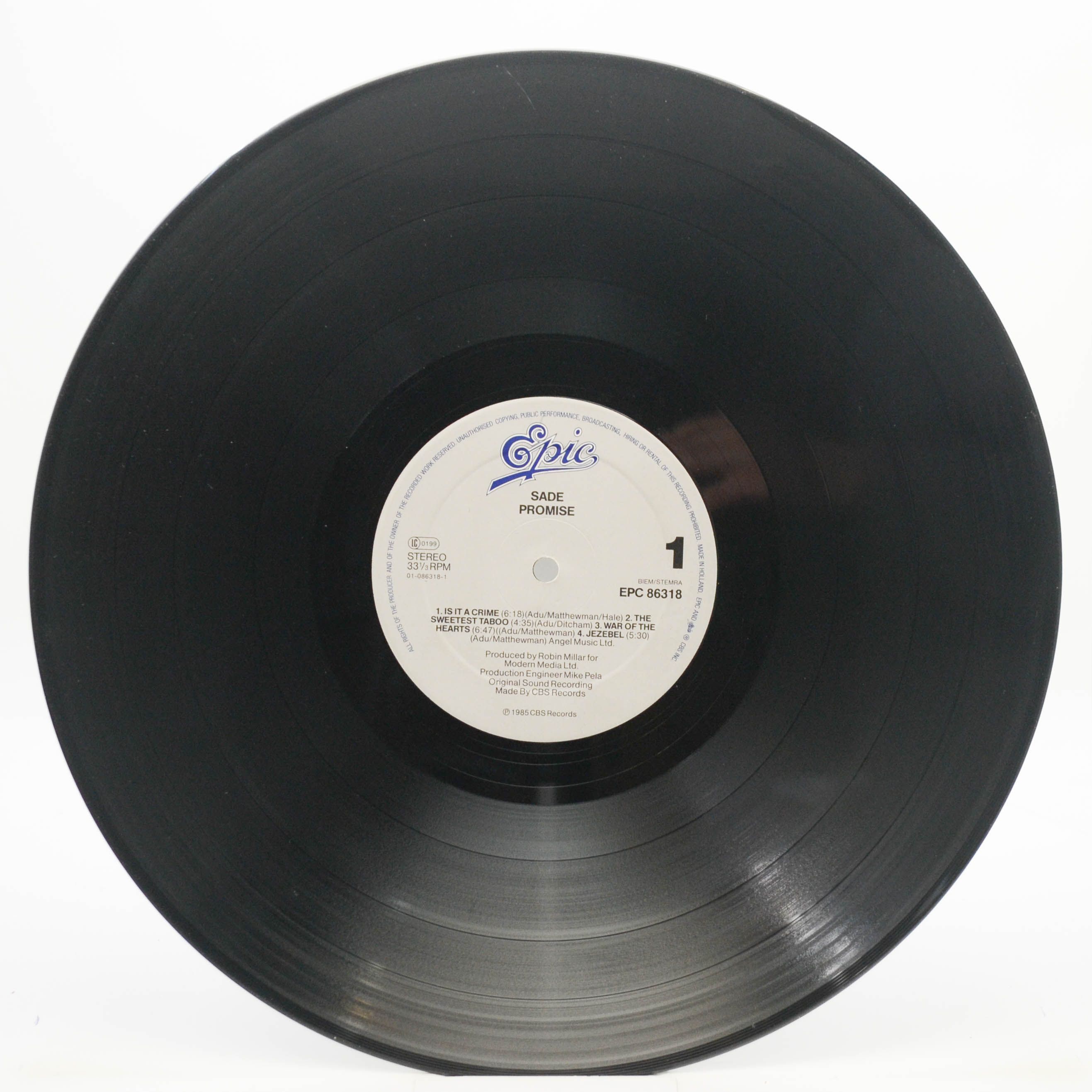 Sade — Promise, 1985