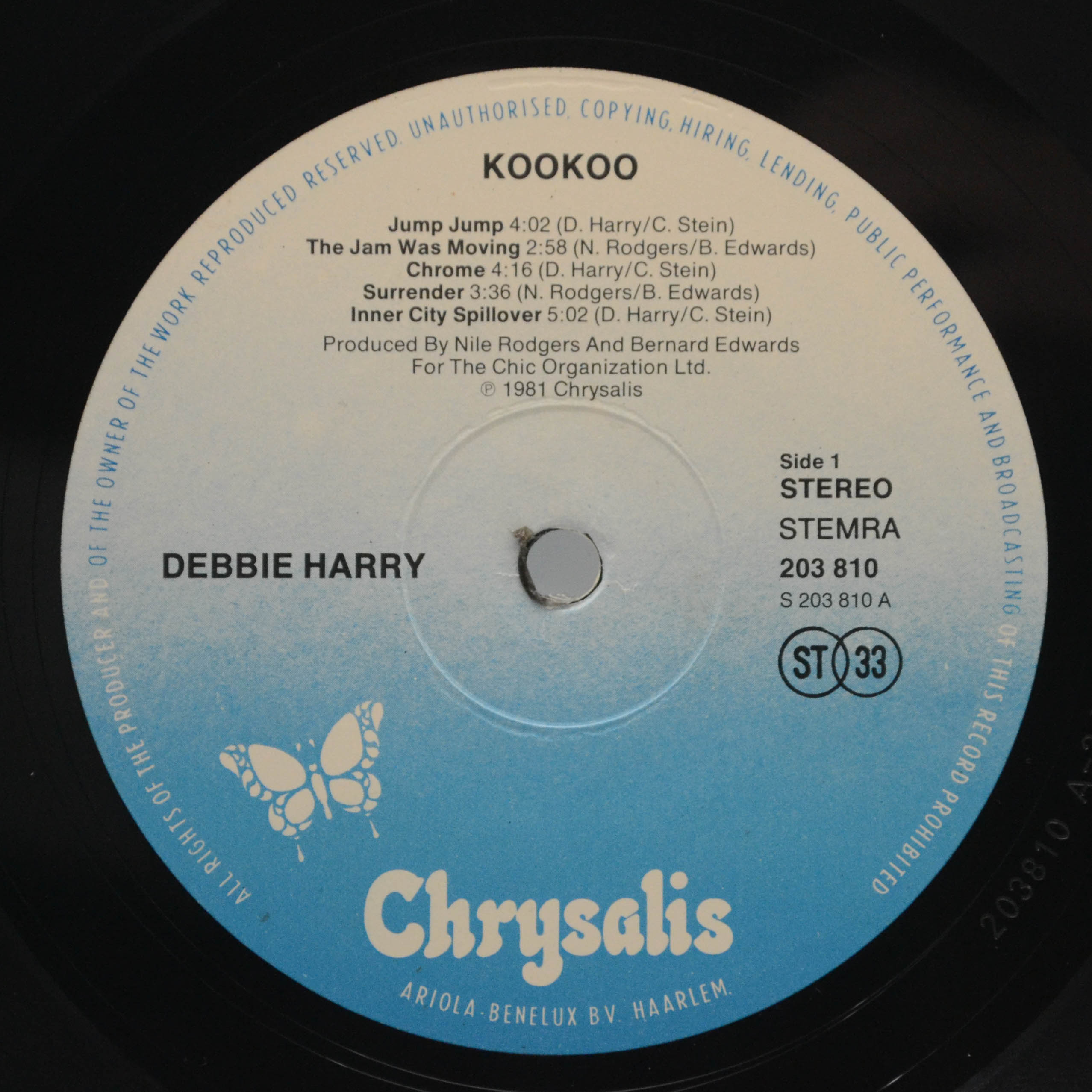 Виниловая пластинка Debbie Harry — KooKoo, 1981
