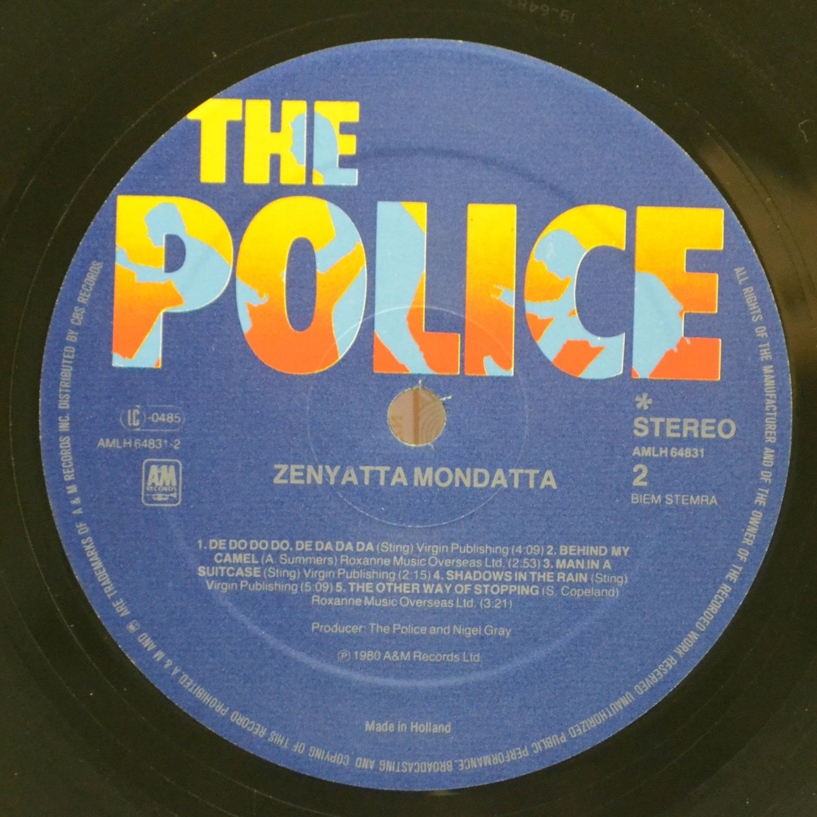 Police — Zenyatta Mondatta, 1980