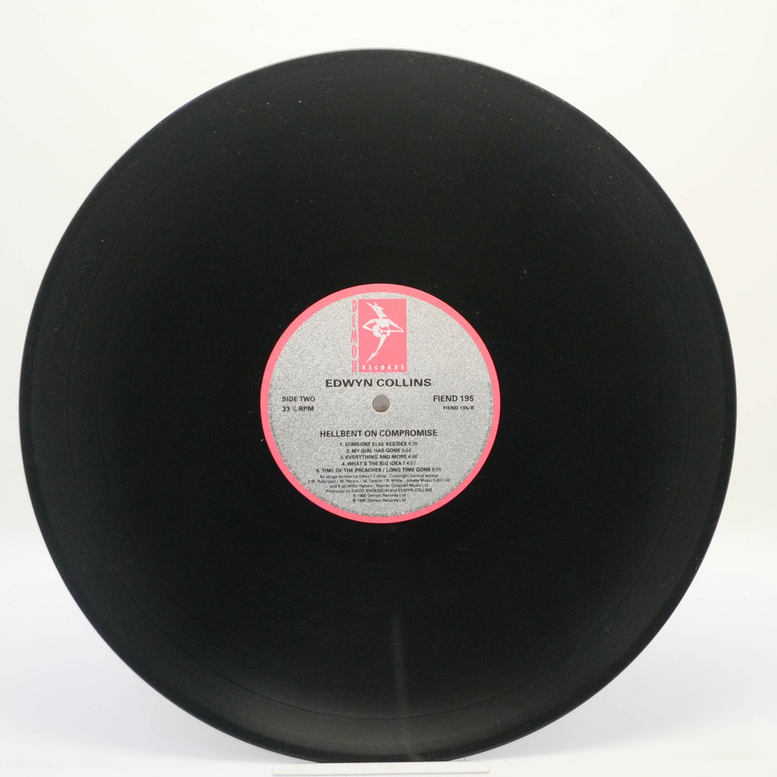 Виниловая пластинка Edwyn Collins — Hellbent On Compromise (UK), 1990