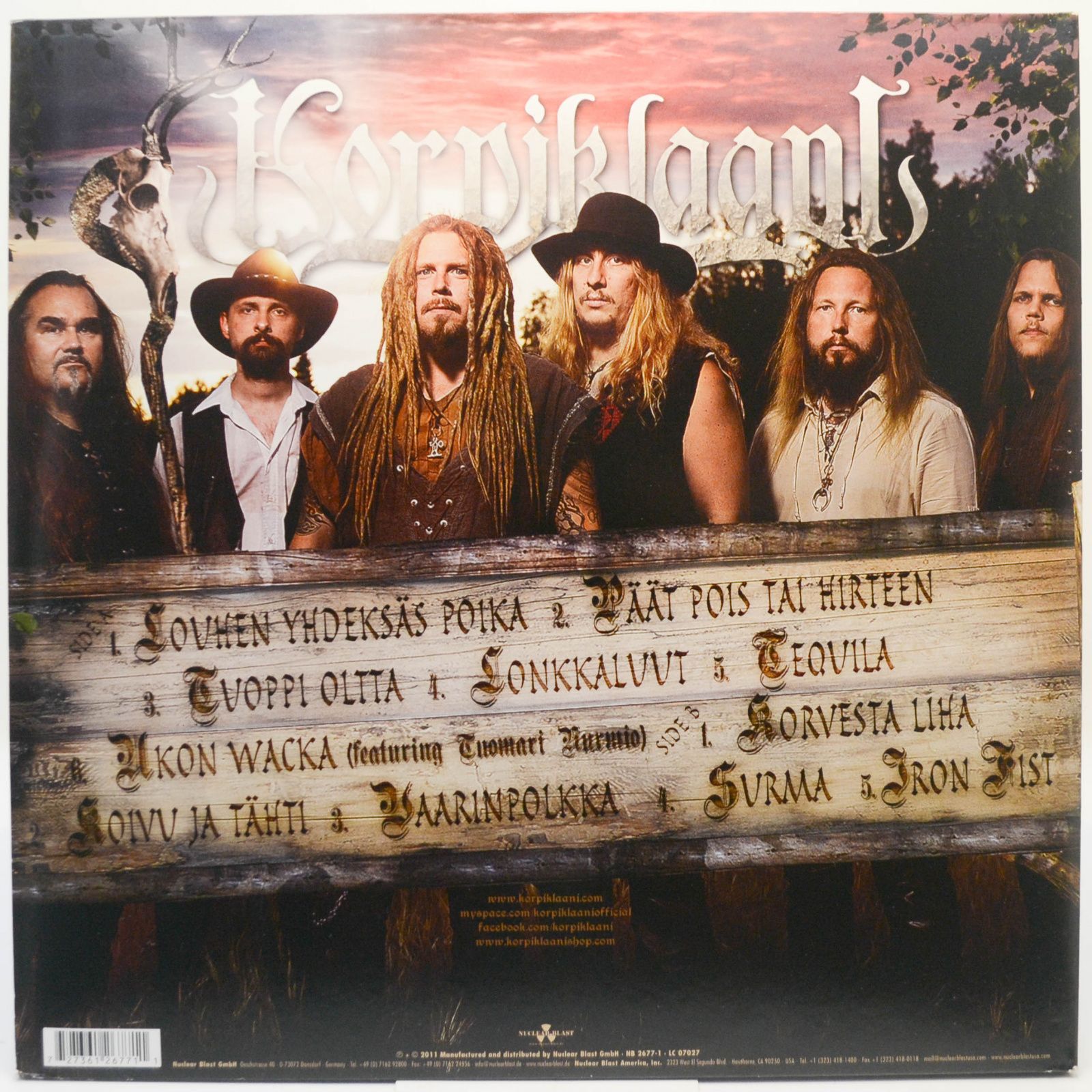 Korpiklaani — Ukon Wacka, 2011