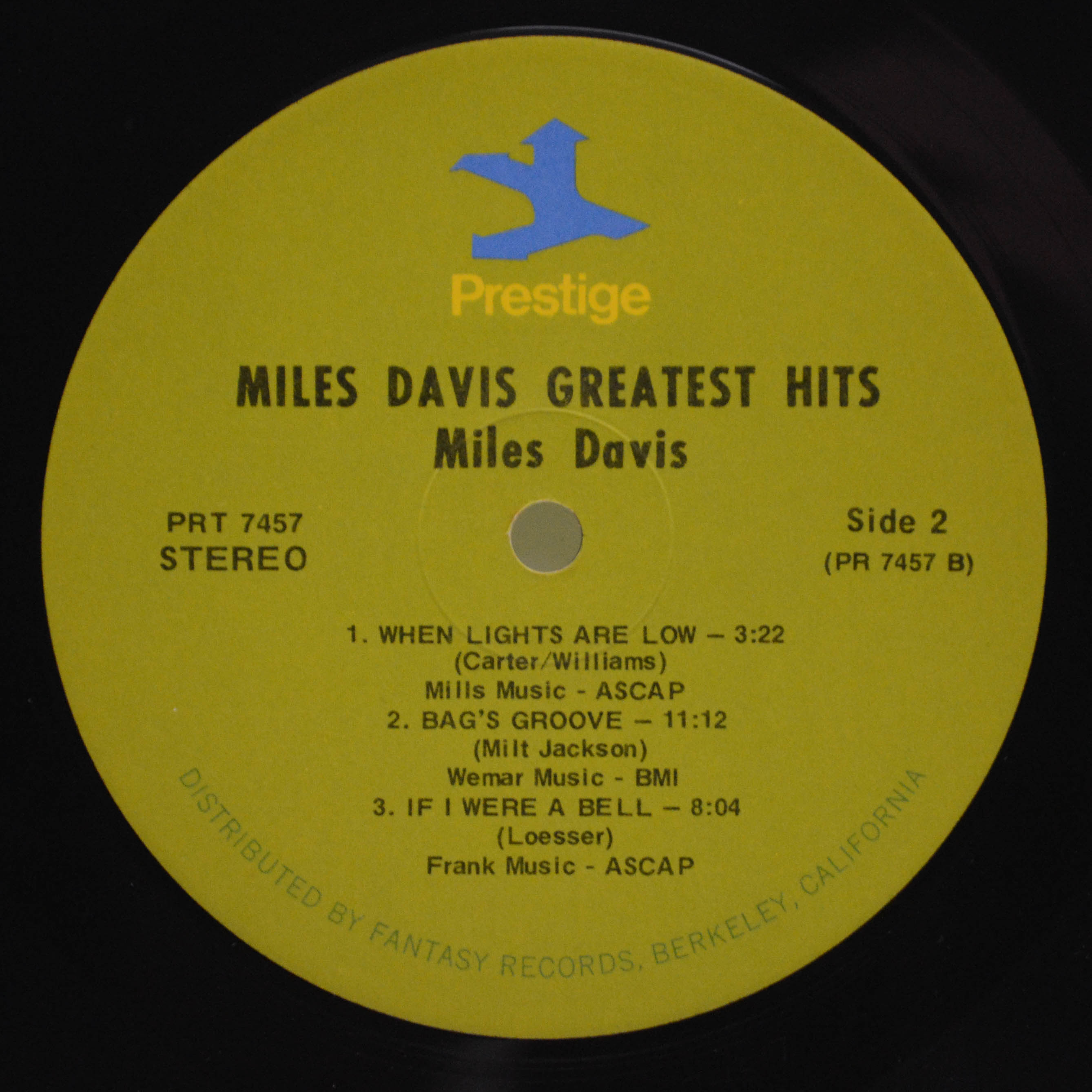 Виниловая пластинка Miles Davis — Greatest Hits (1-st, USA), 1967