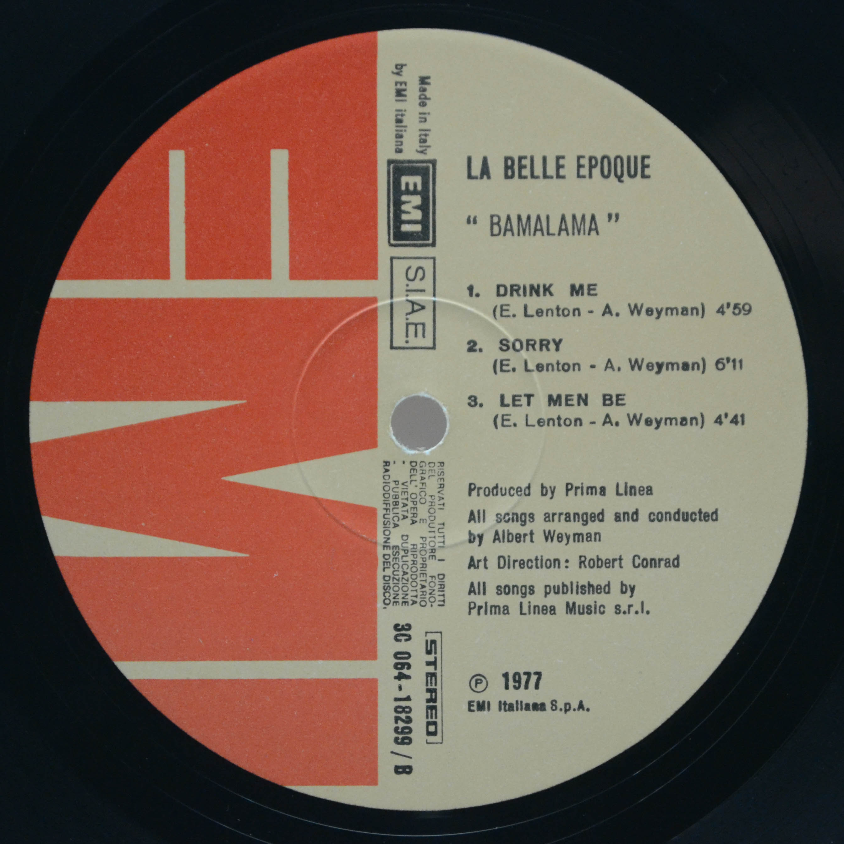 Belle Epoque — Bamalama, 1977