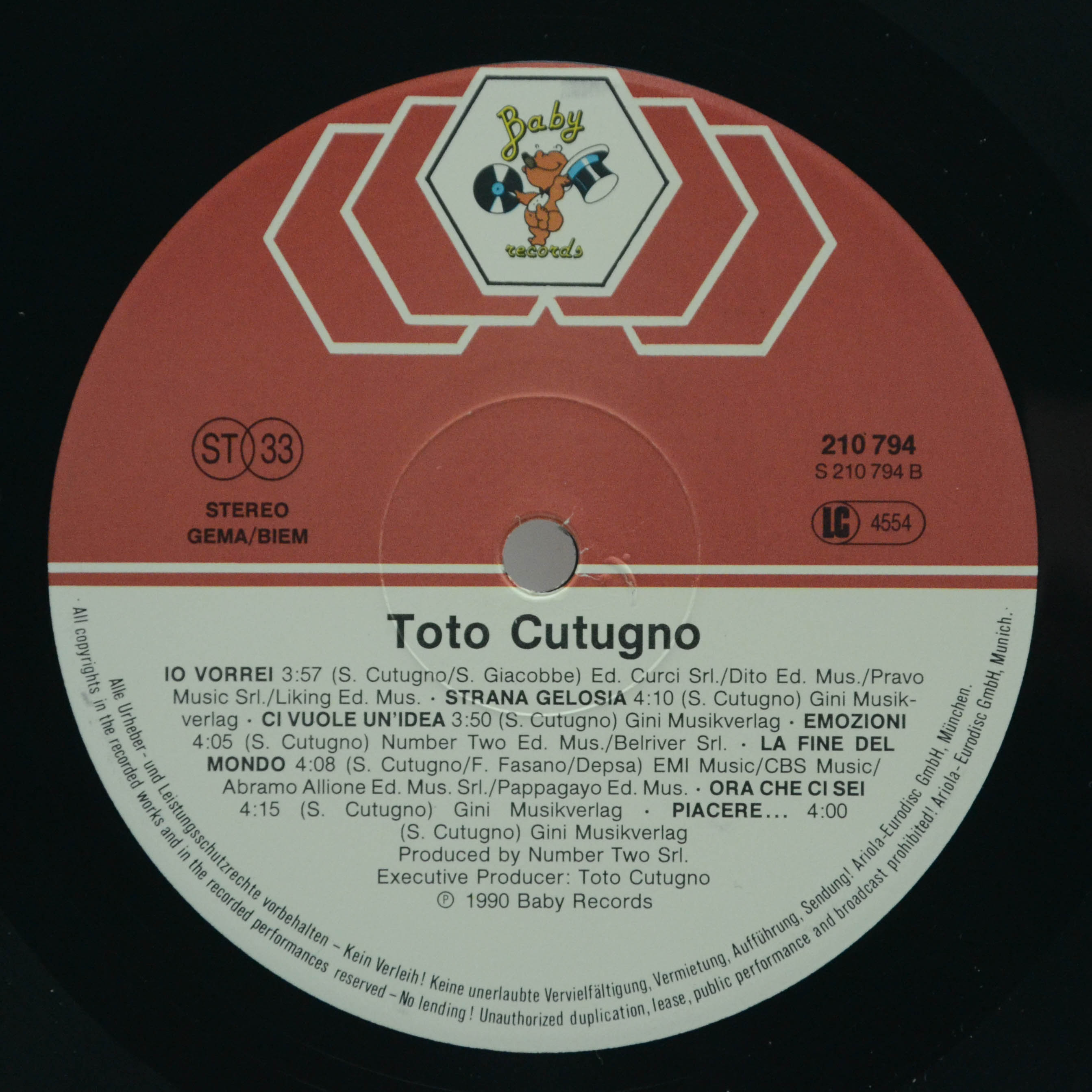 Toto Cutugno — Toto Cutugno, 1990