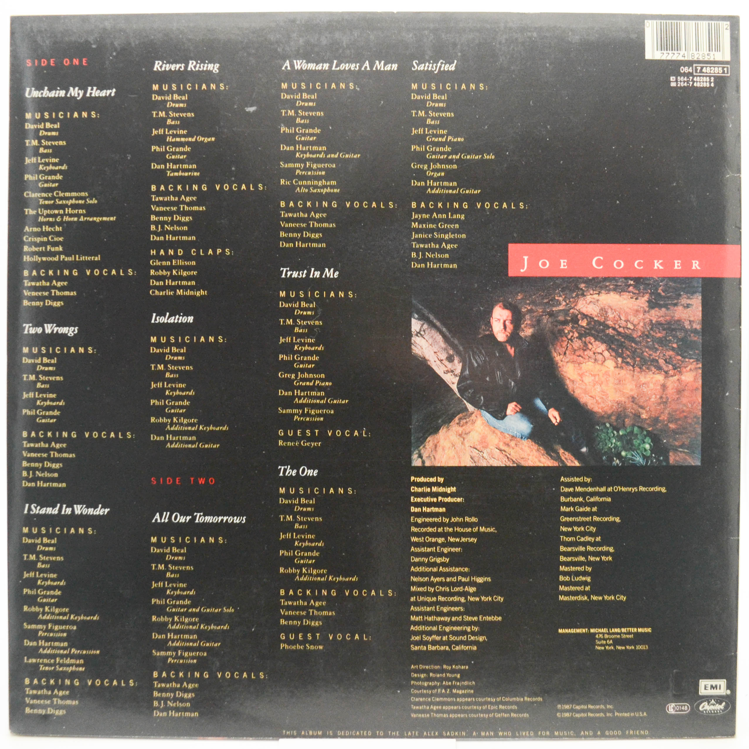 Joe Cocker — Unchain My Heart, 1987