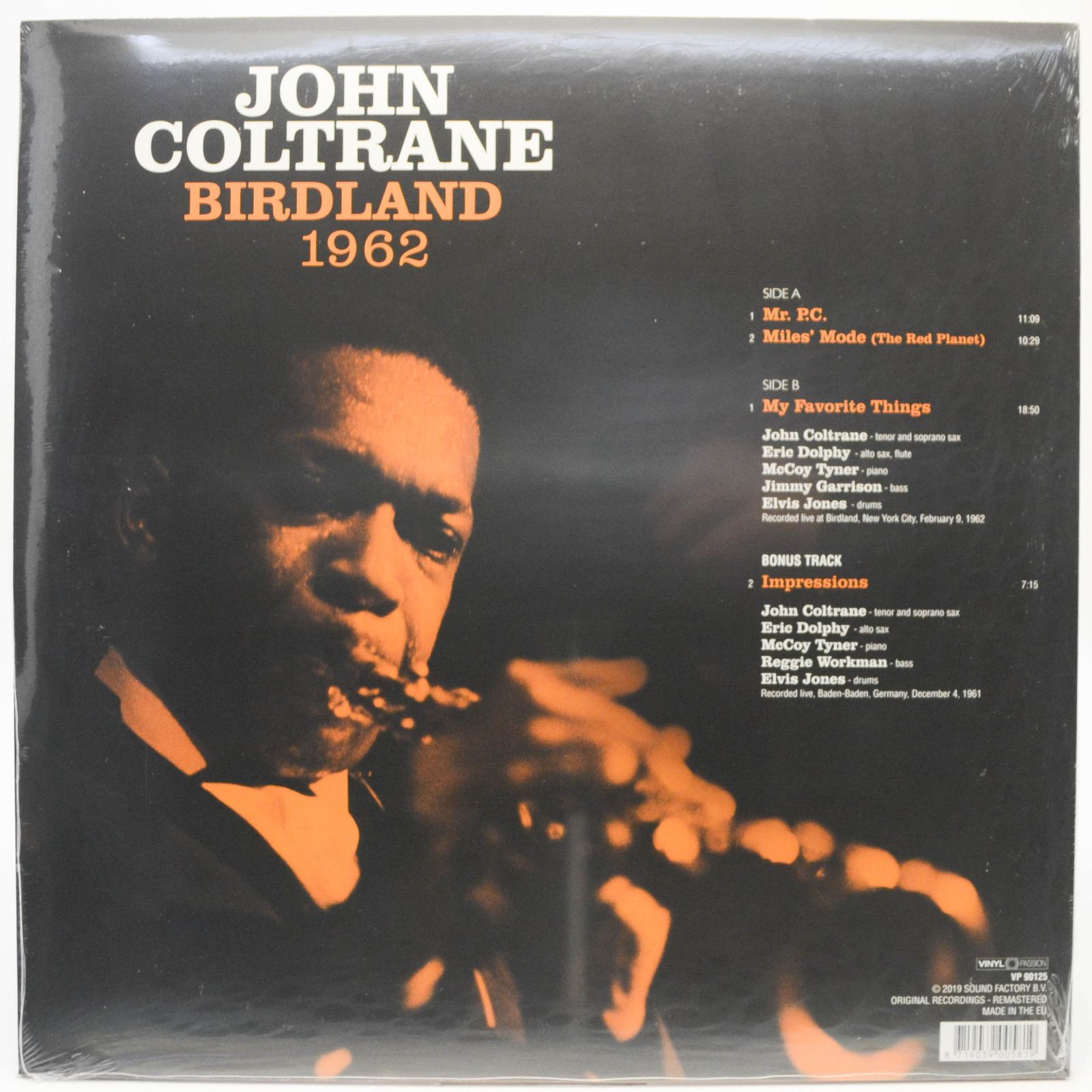 John Coltrane — Birdland 1962, 1976