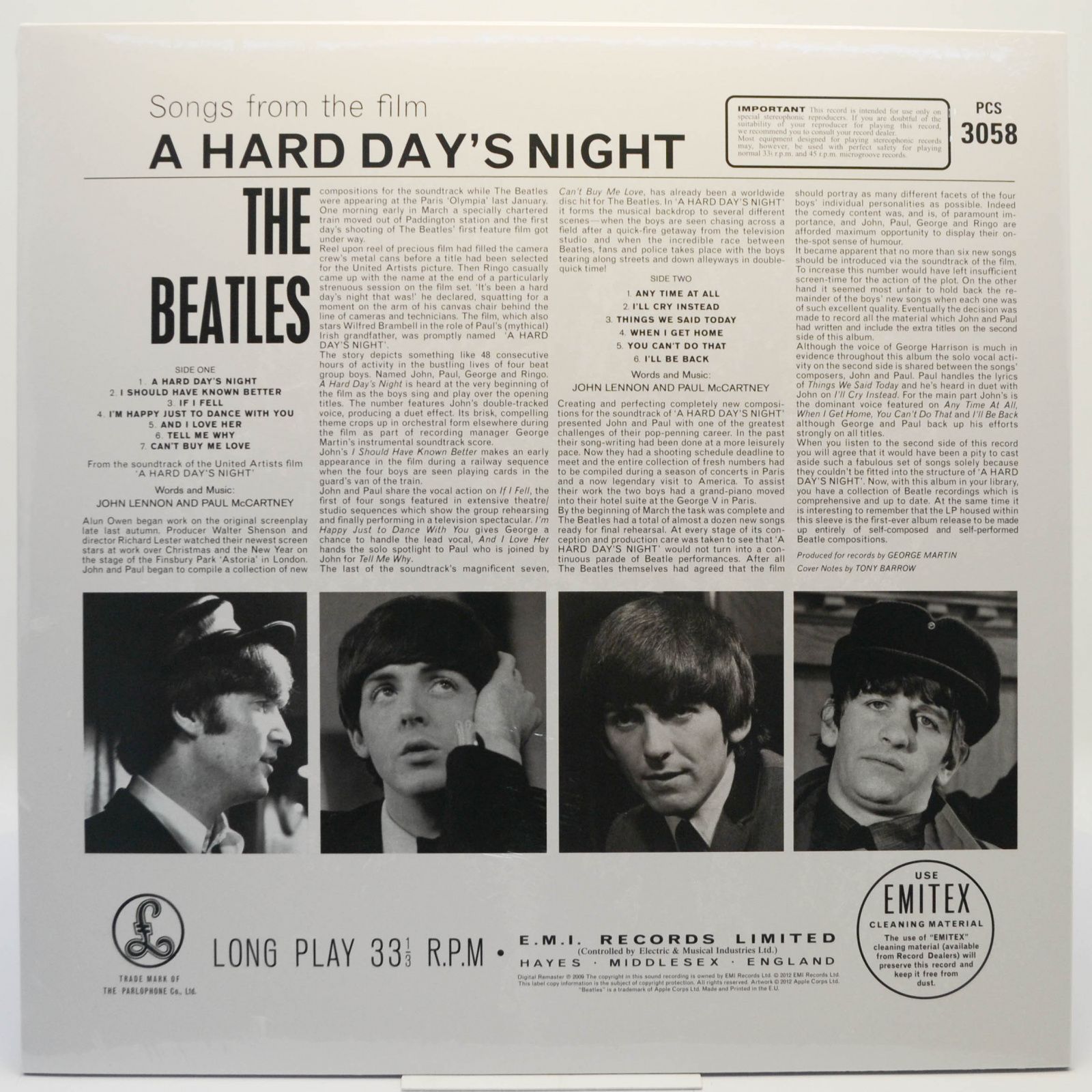 Beatles — A Hard Day's Night, 1964