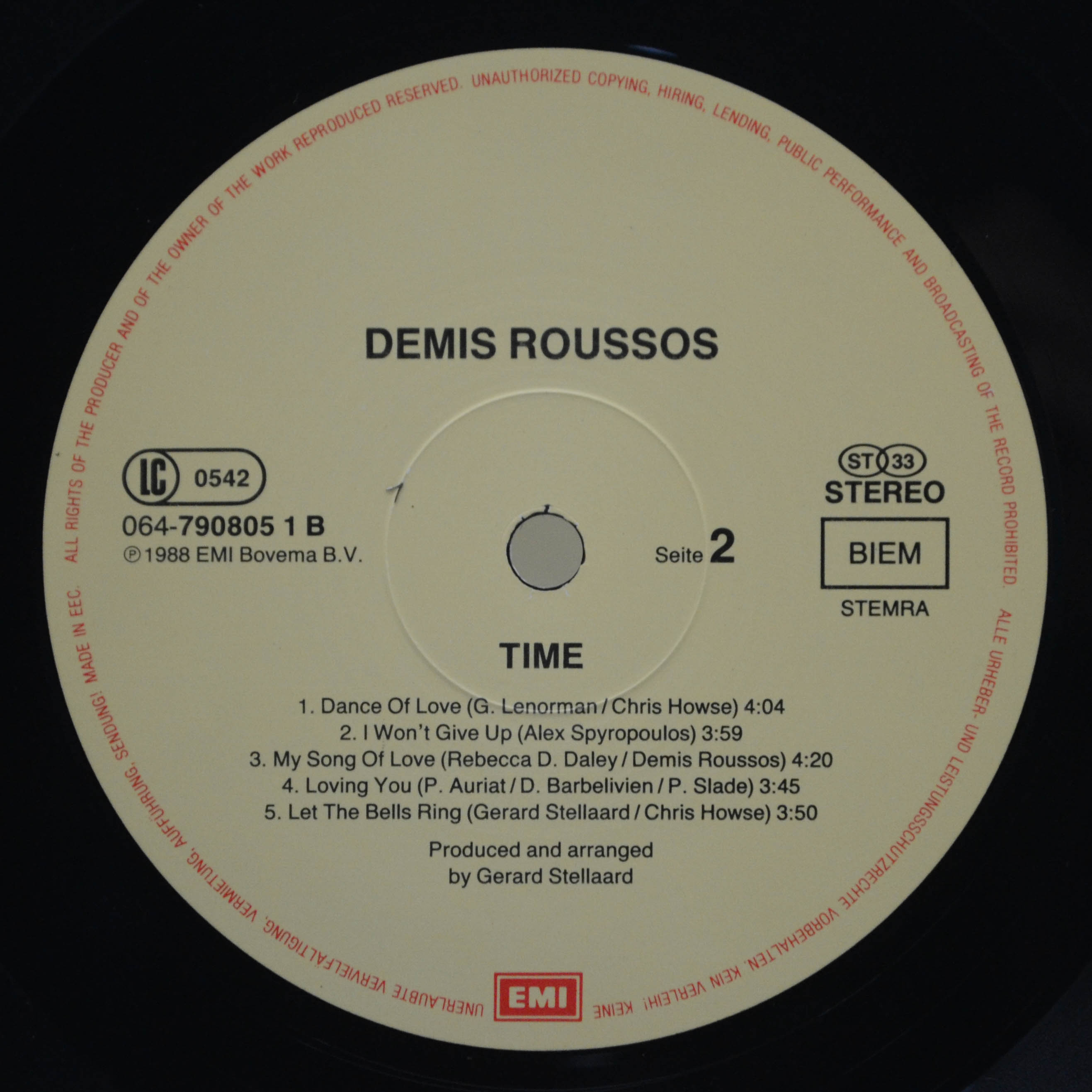 Demis Roussos — Time, 1988