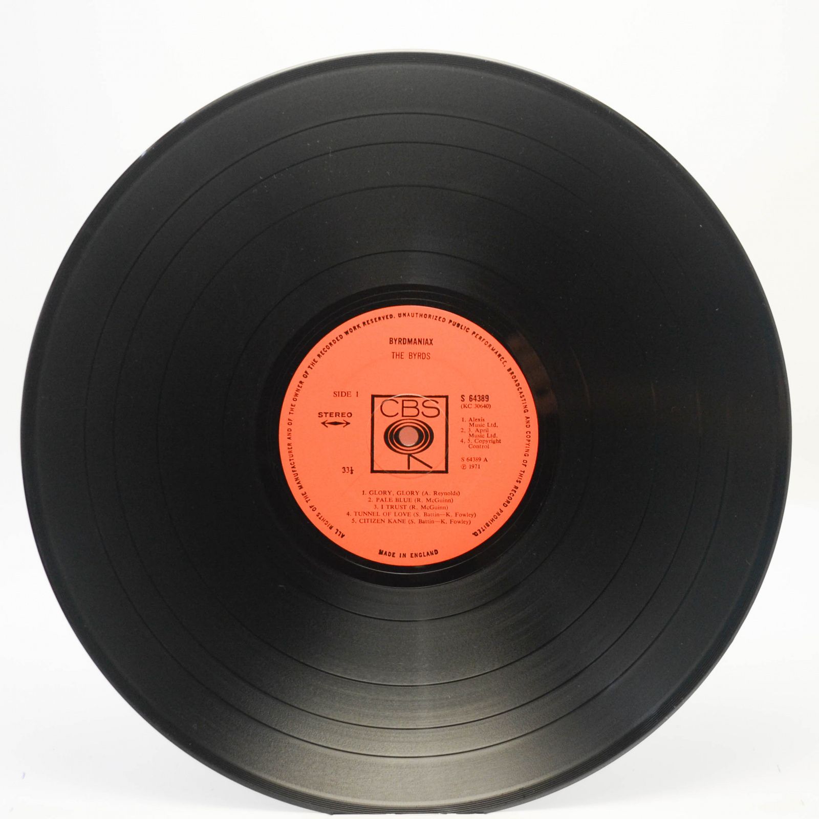 Byrds — Byrdmaniax (UK), 1971