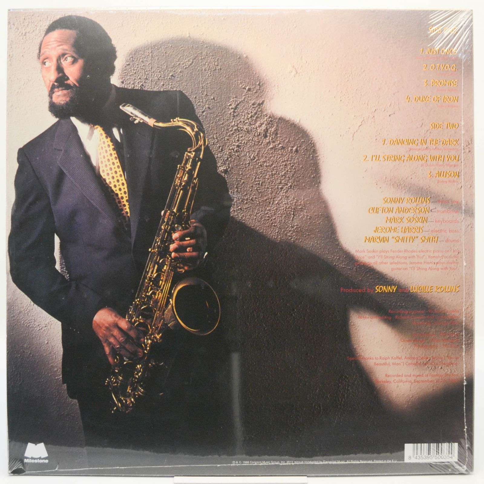 Виниловая пластинка Sonny Rollins — Dancing In The Dark, 1987