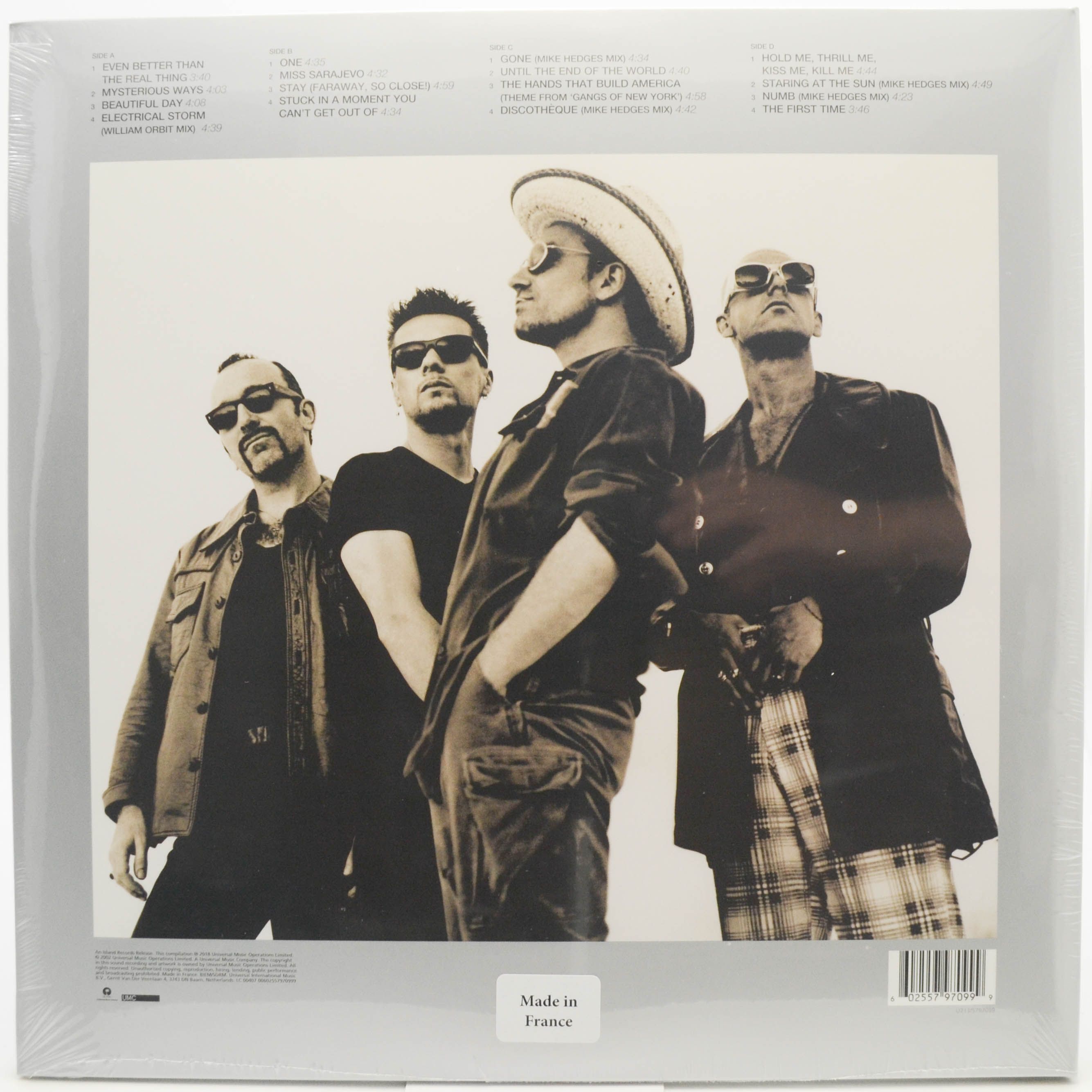 U2 — The Best Of 1990-2000 (2LP), 2002