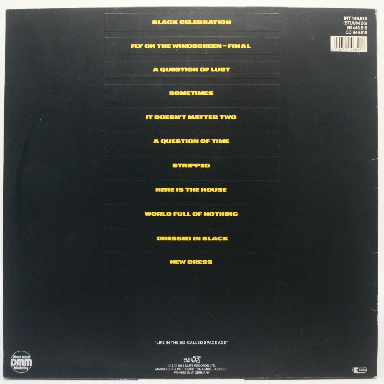 Depeche Mode — Black Celebration, 1986