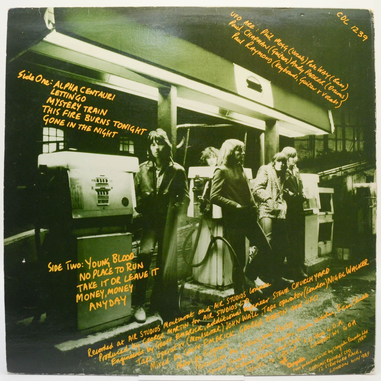 UFO — No Place To Run (UK), 1980