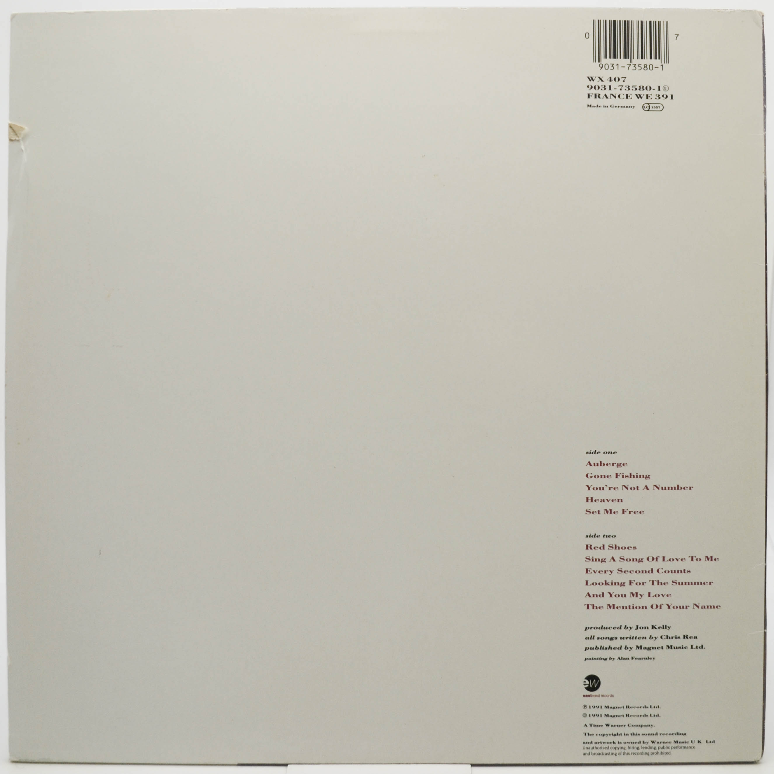 Chris Rea — Auberge, 1991