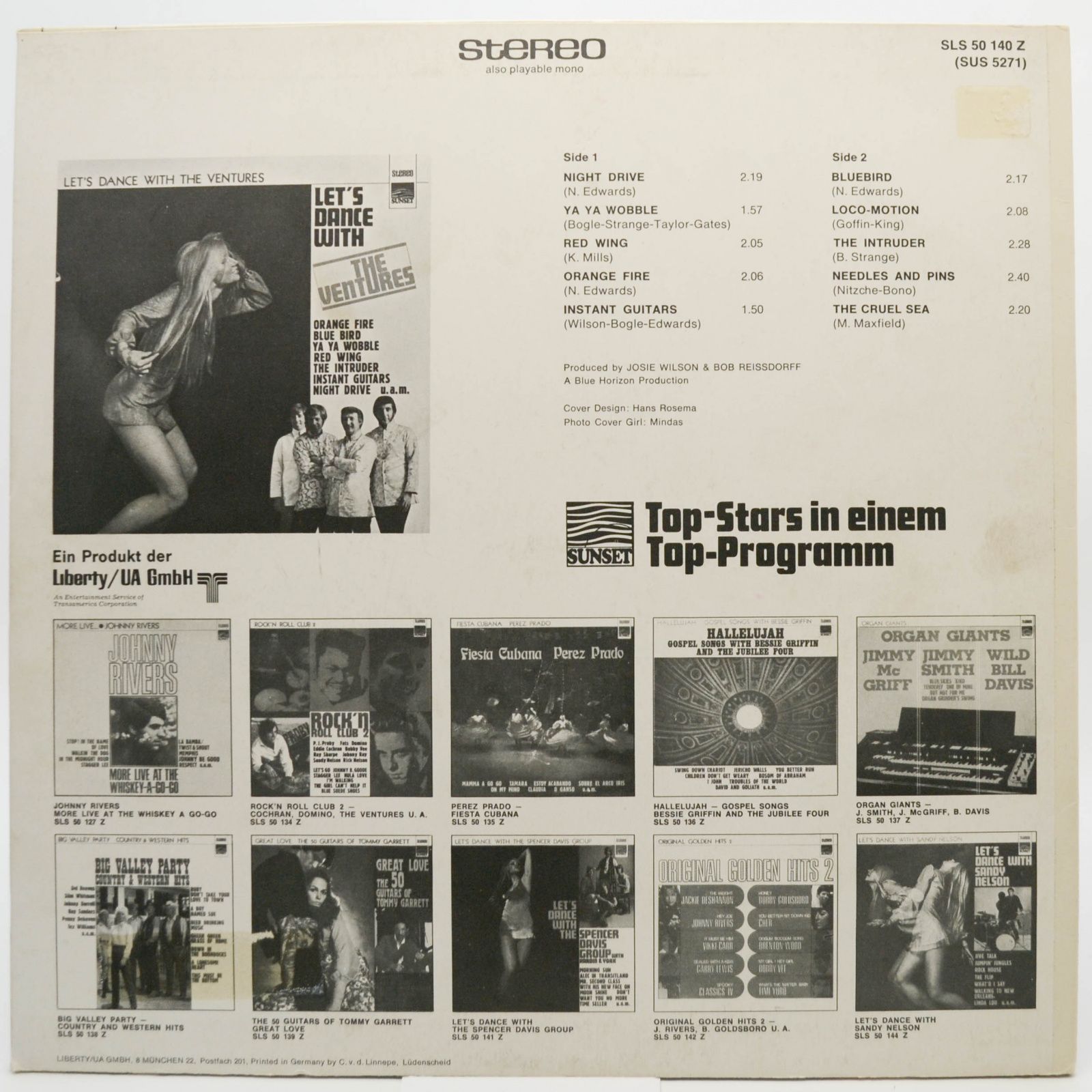 Виниловая пластинка Ventures — Let's Dance With The Ventures, 1969
