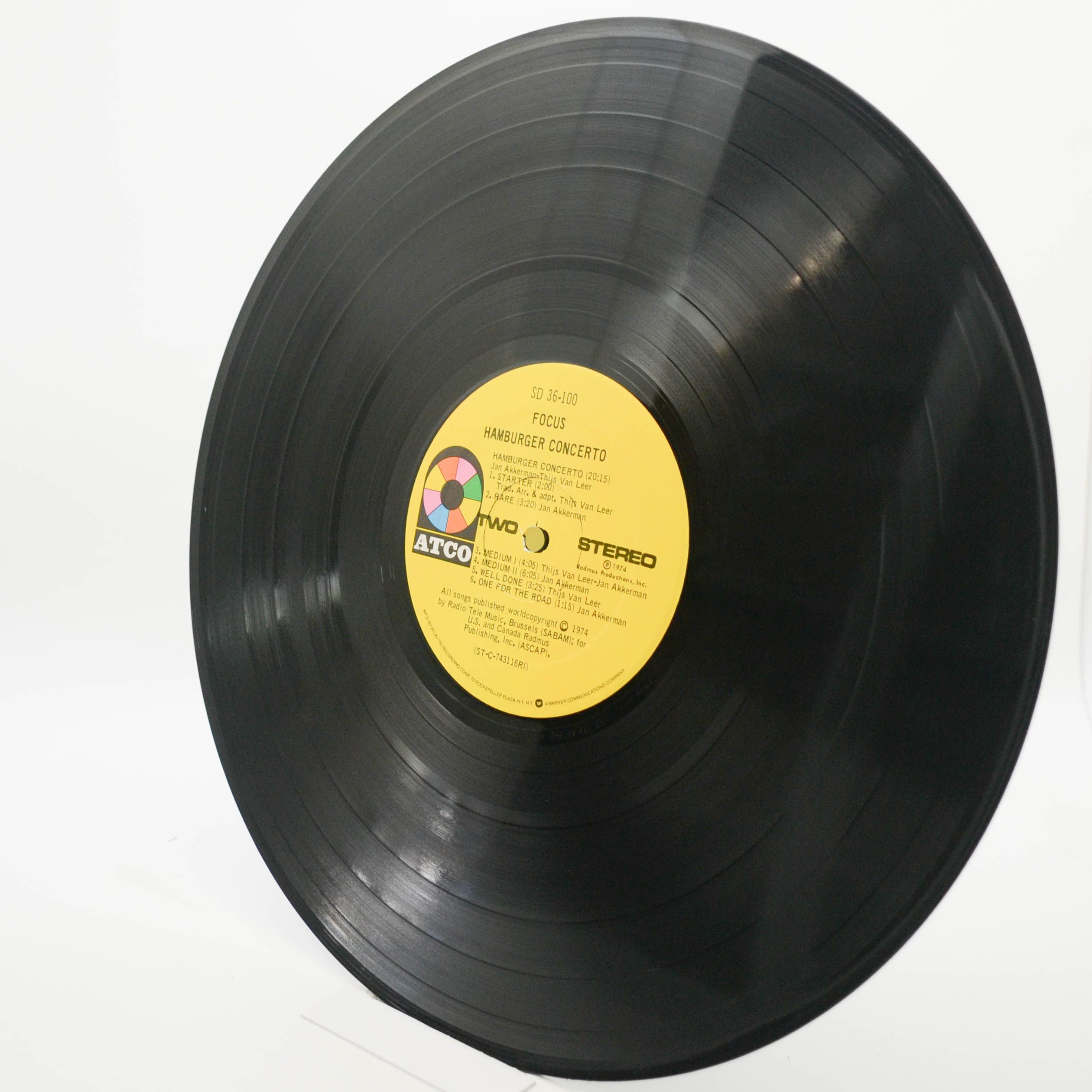 Виниловая пластинка Focus — Hamburger Concerto (USA), 1974