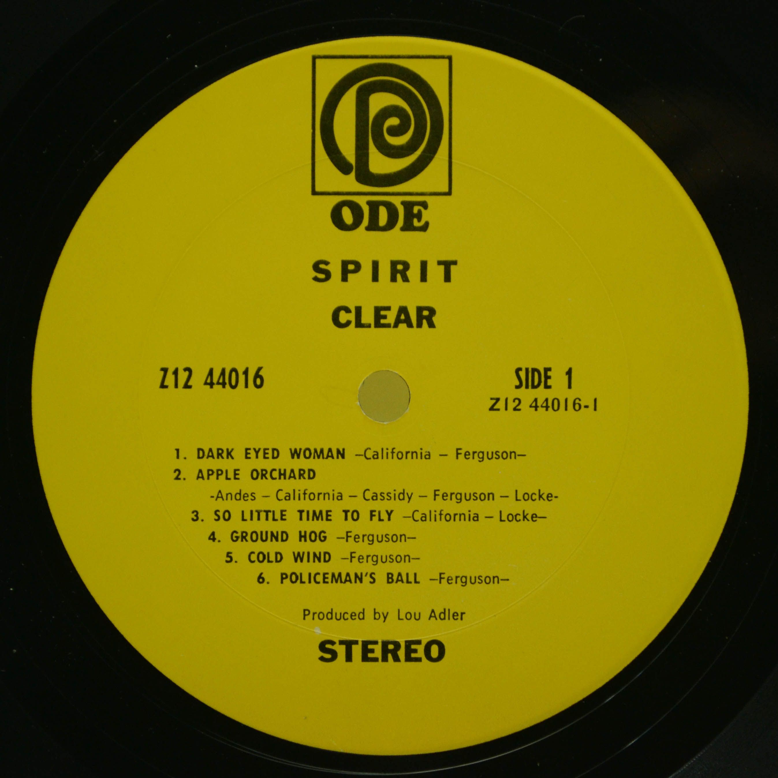 Spirit — Clear (USA), 1969