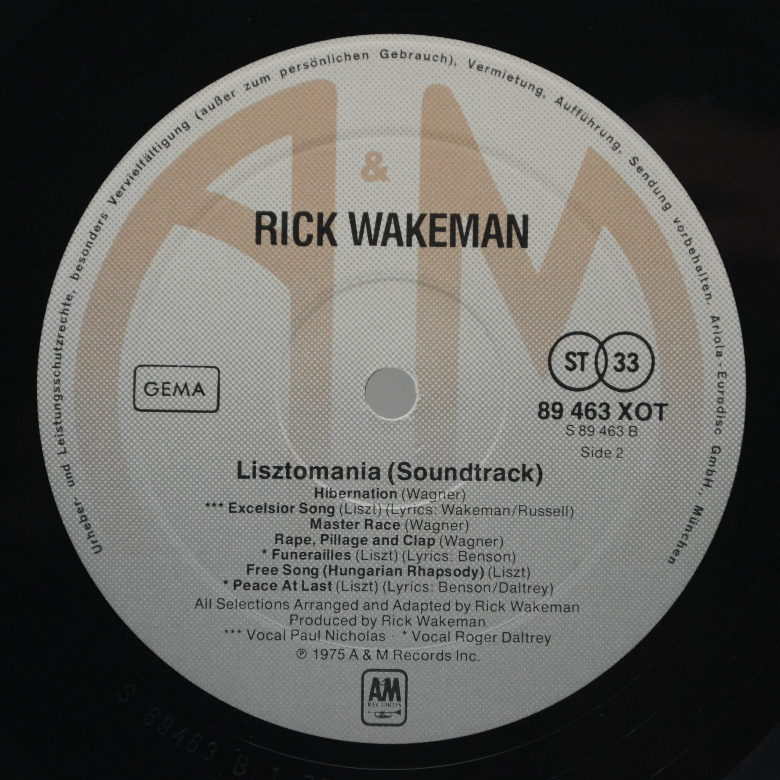 Rick Wakeman — Lisztomania, 1975