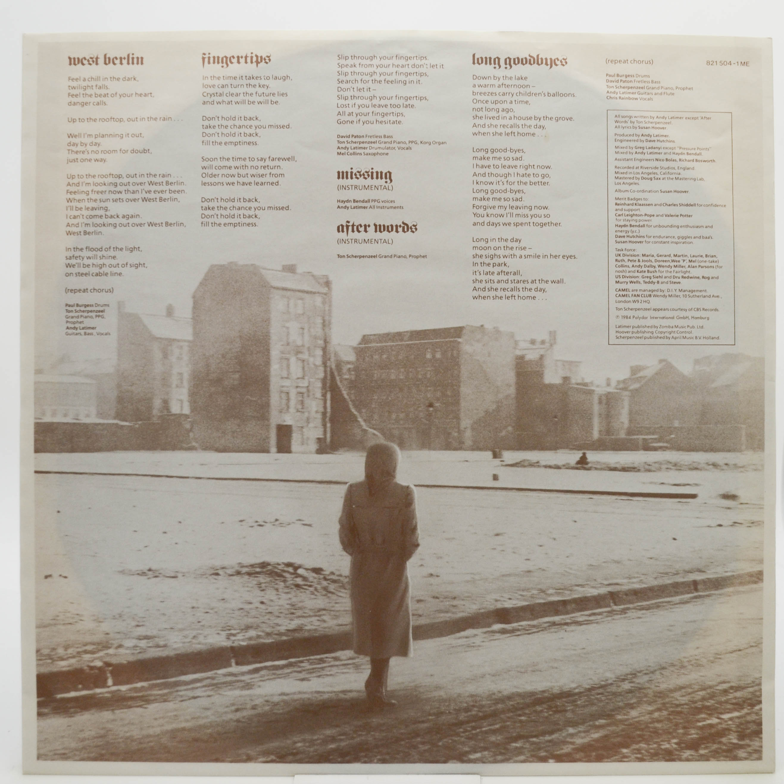 Camel — Stationary Traveller, 1984