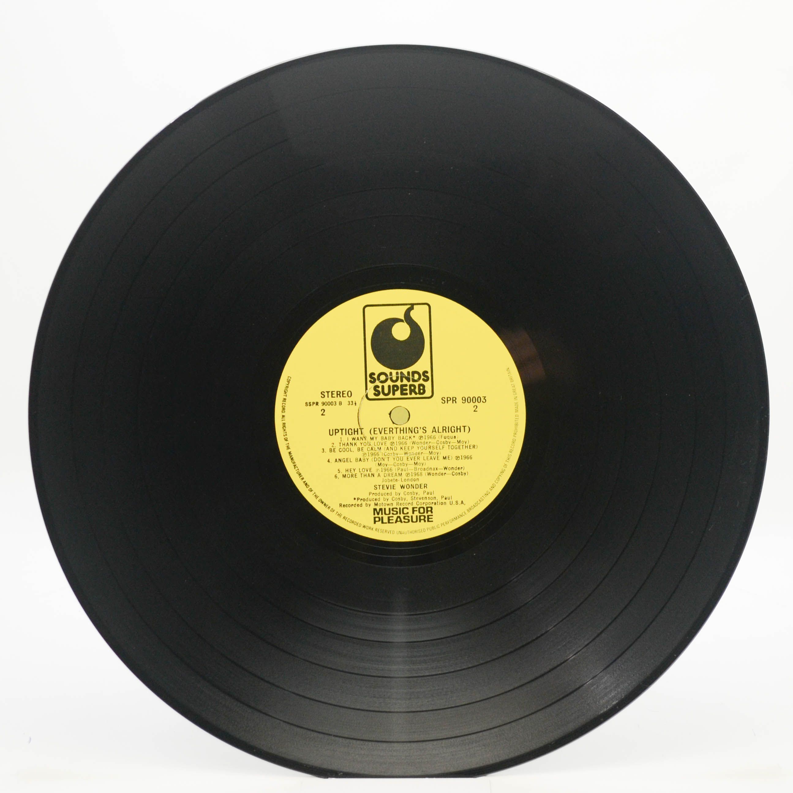 Виниловая пластинка Stevie Wonder — Uptight (Everything's Alright) (UK), 1973