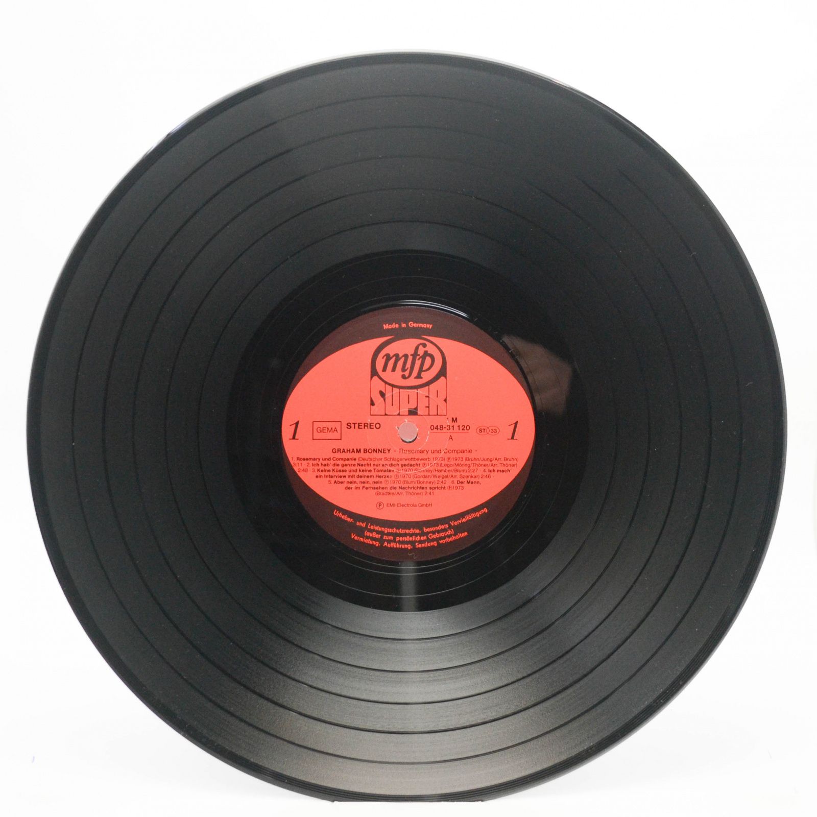 Виниловая пластинка Graham Bonney — Rosemary und Companie, 1973