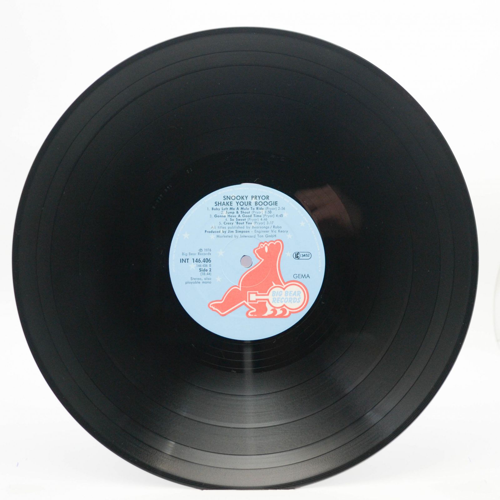 Виниловая пластинка Snooky Prior — Shake Your Boogie, 1976