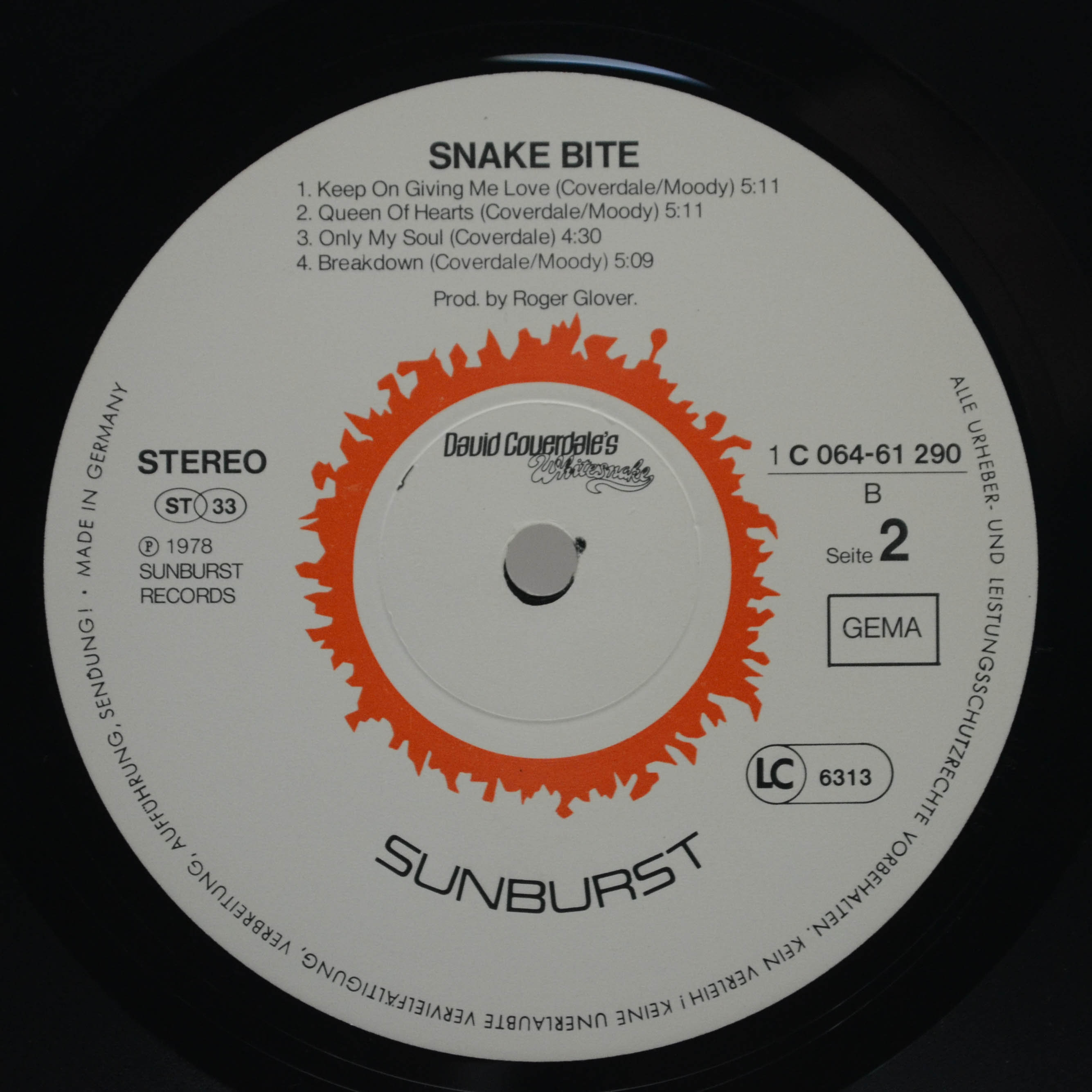 David Coverdales Whitesnake — Snakebite, 1978