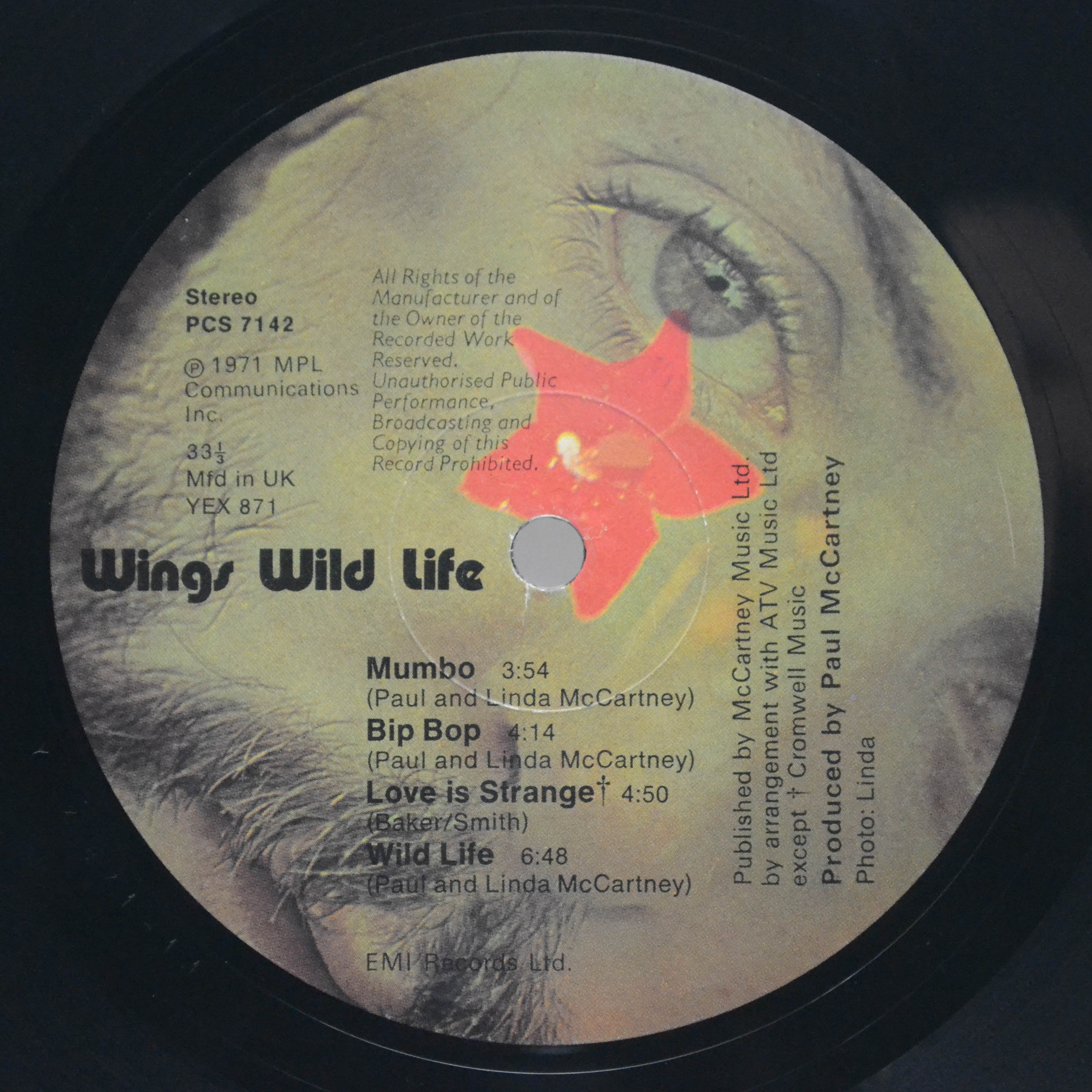 Wings — Wild Life (UK), 1971