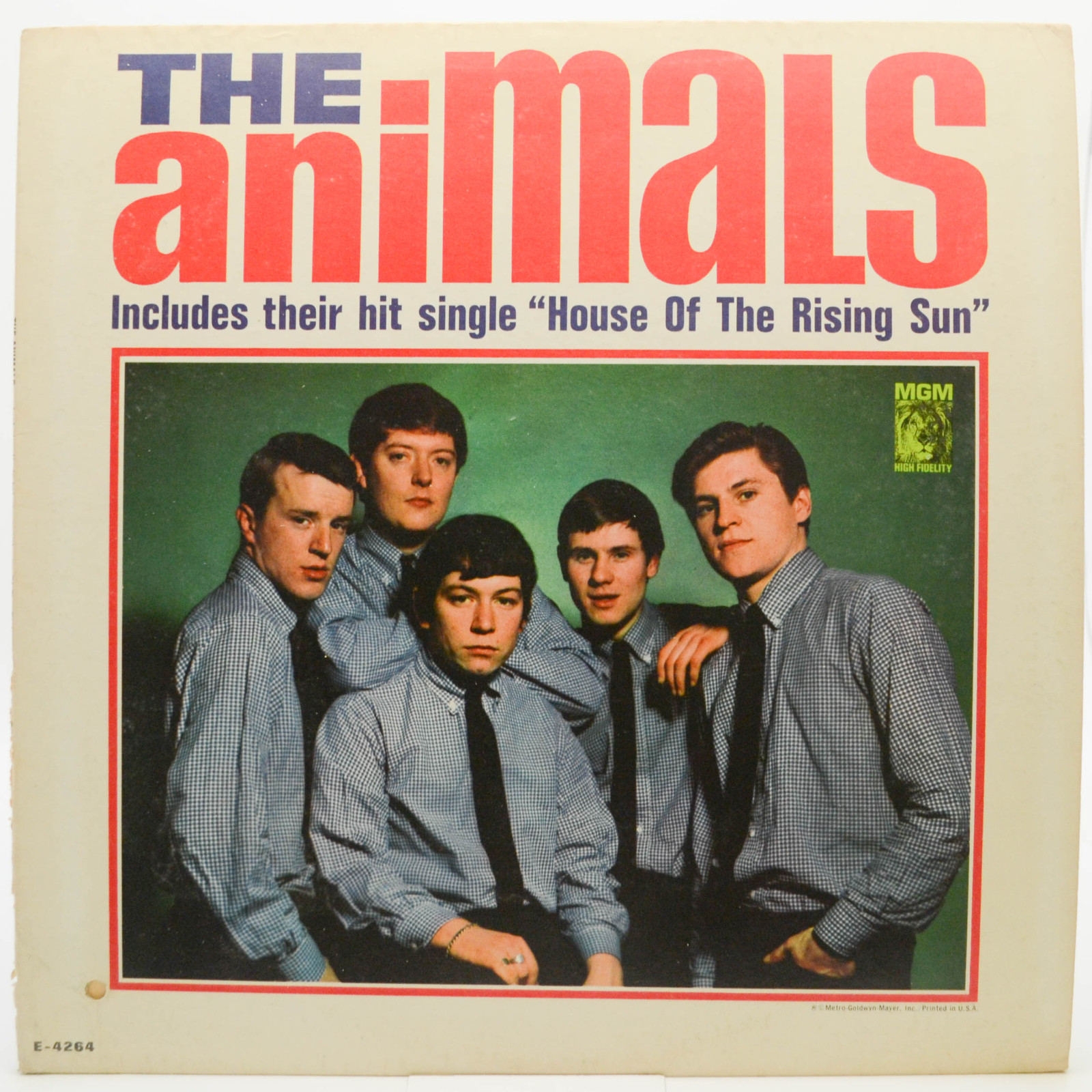 Виниловая пластинка Animals — The Animals (USA), 1964