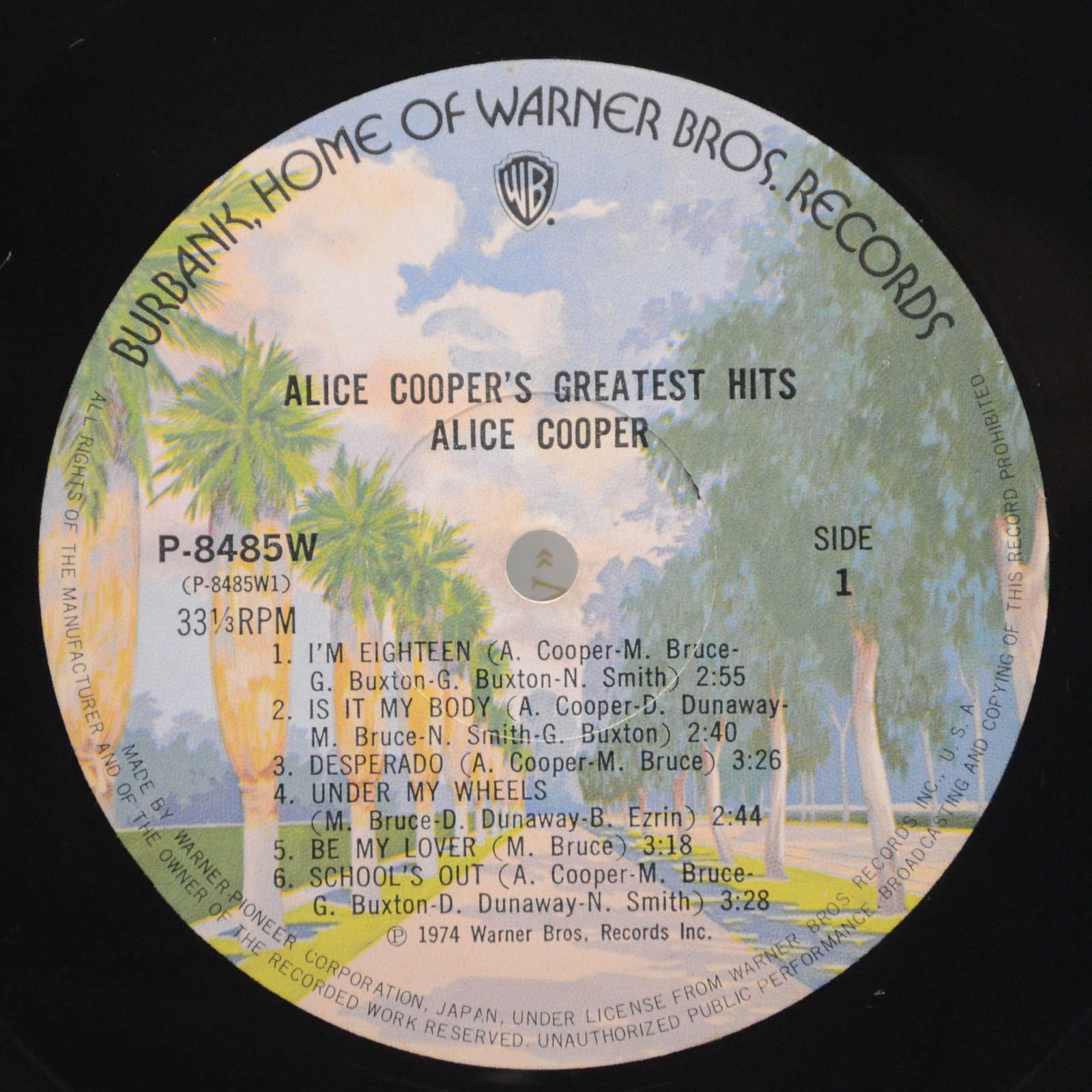 Alice Cooper — Alice Cooper's Greatest Hits, 1974