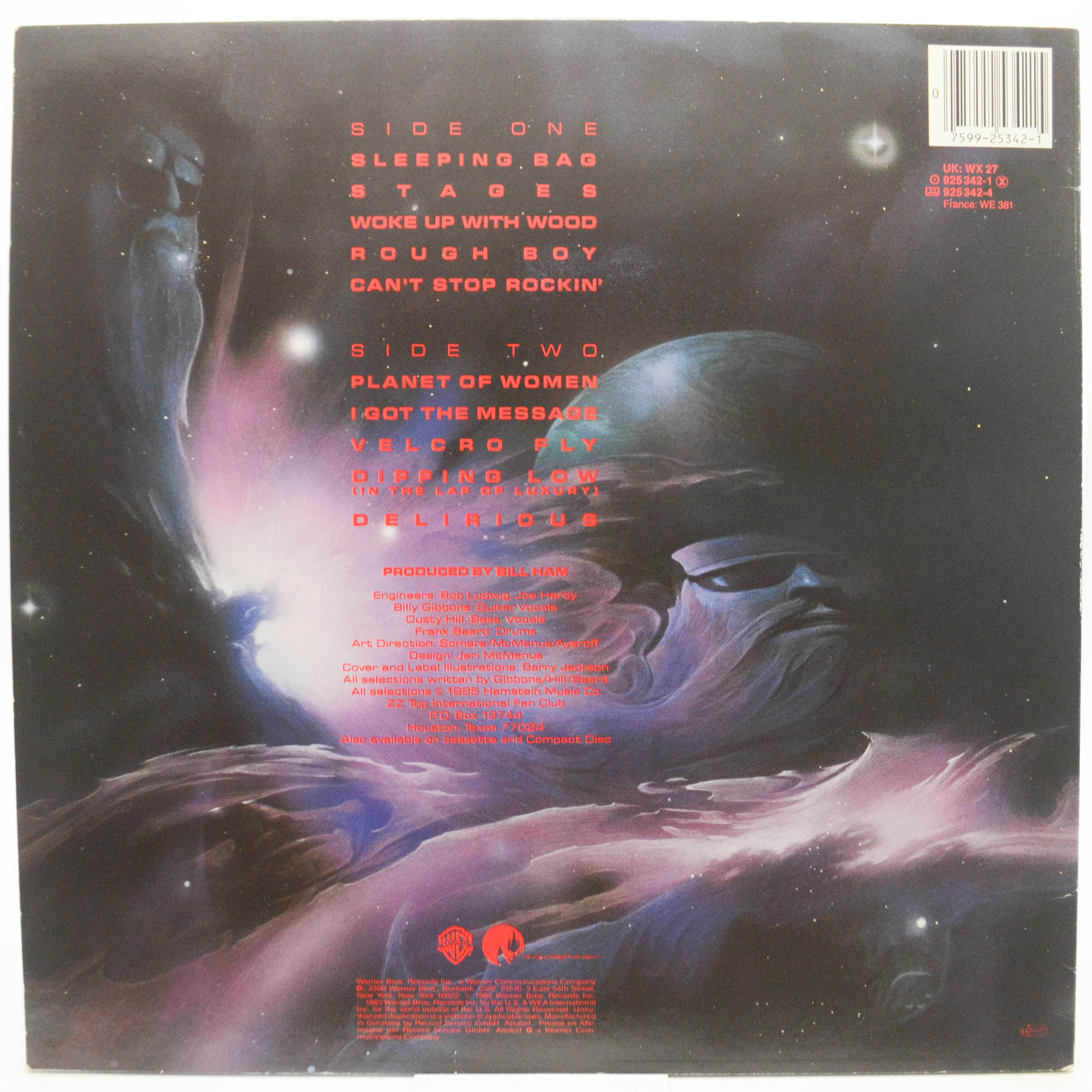 ZZ Top — Afterburner, 1985