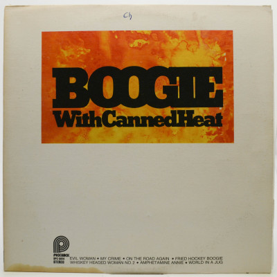 Виниловая пластинка Boogie With Canned Heat (1-st, USA), 1978