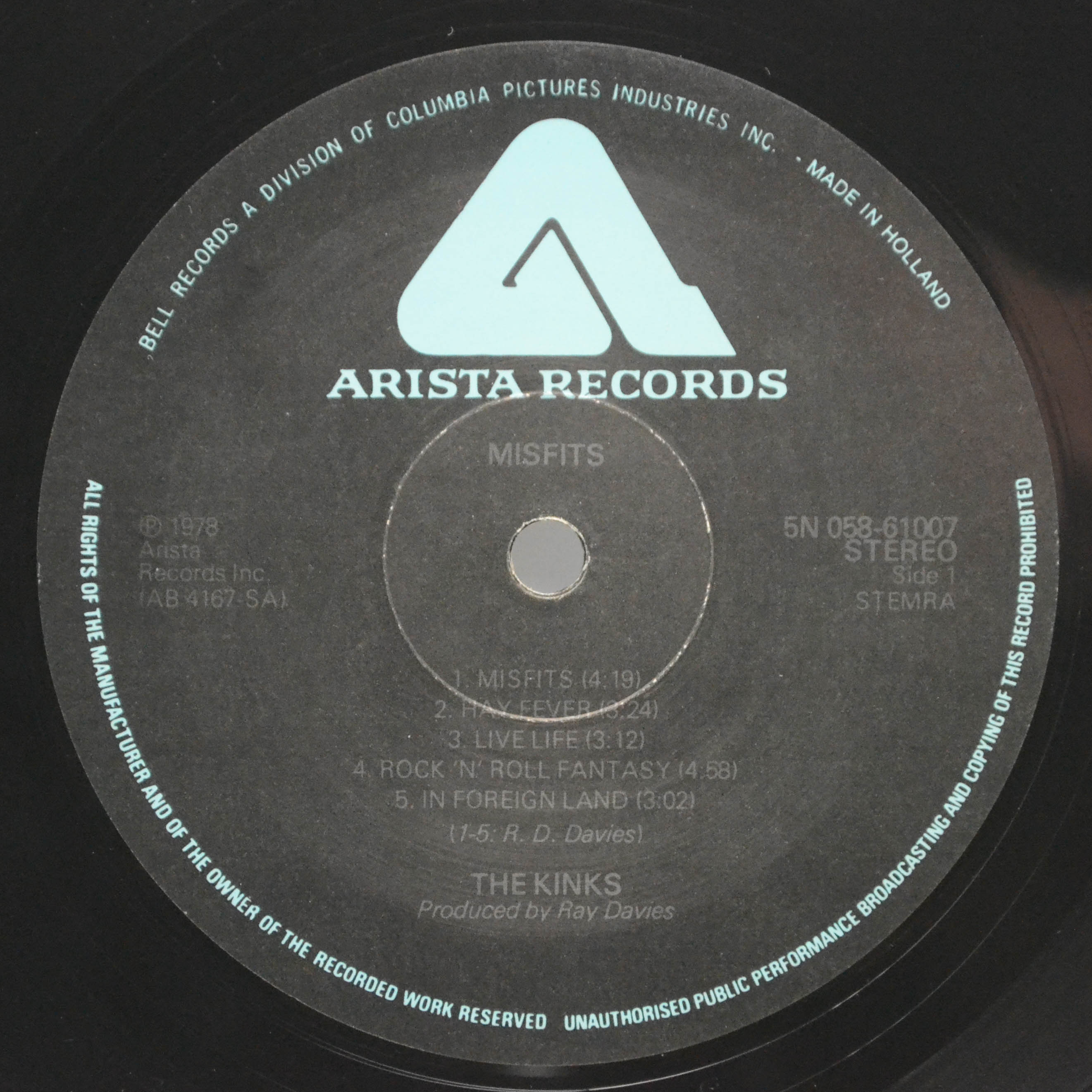 Kinks — Misfits, 1978