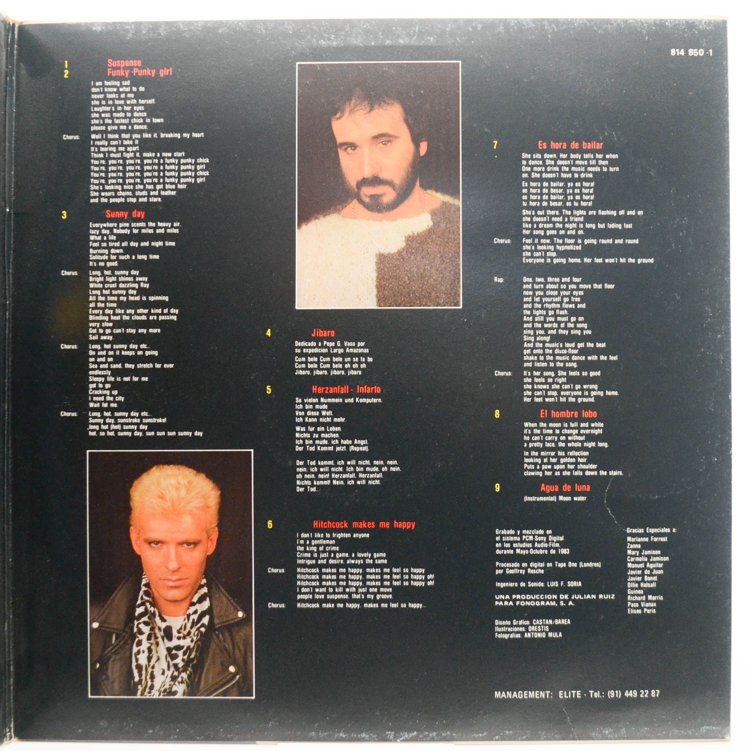 Виниловая пластинка Azul Y Negro — Suspense, 1984