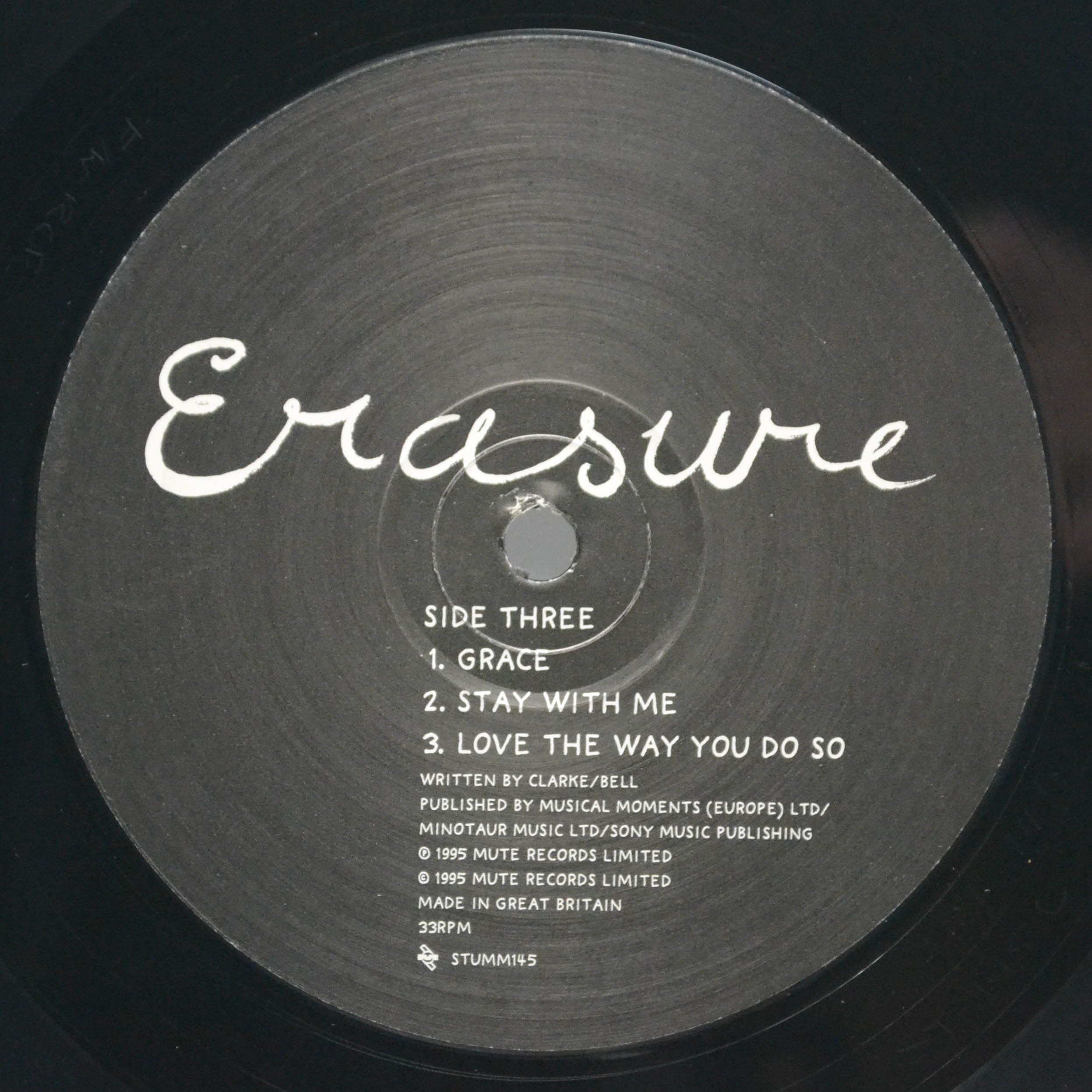 Erasure — Erasure (2LP, UK), 1995