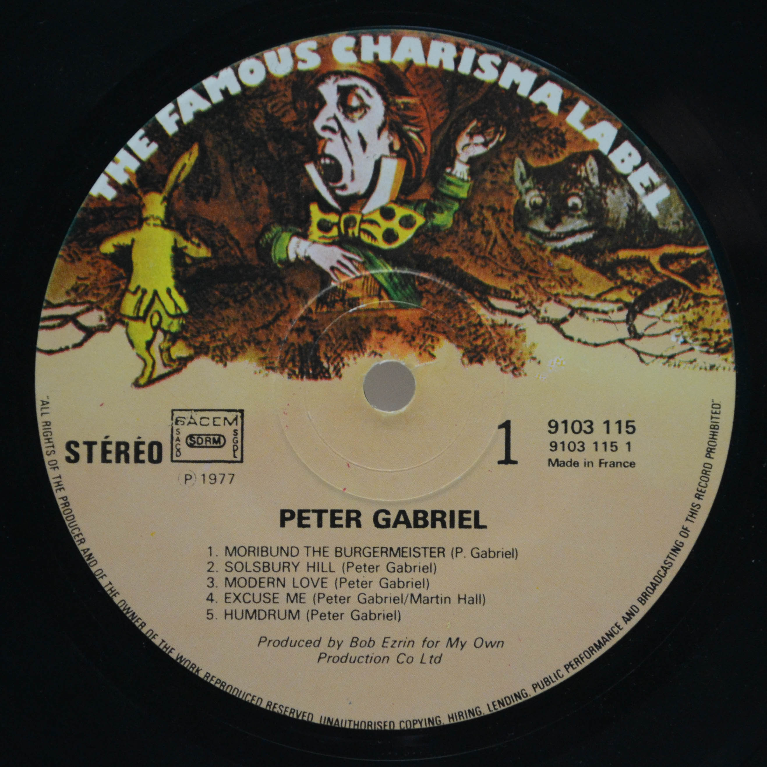 Peter Gabriel — Peter Gabriel, 1977