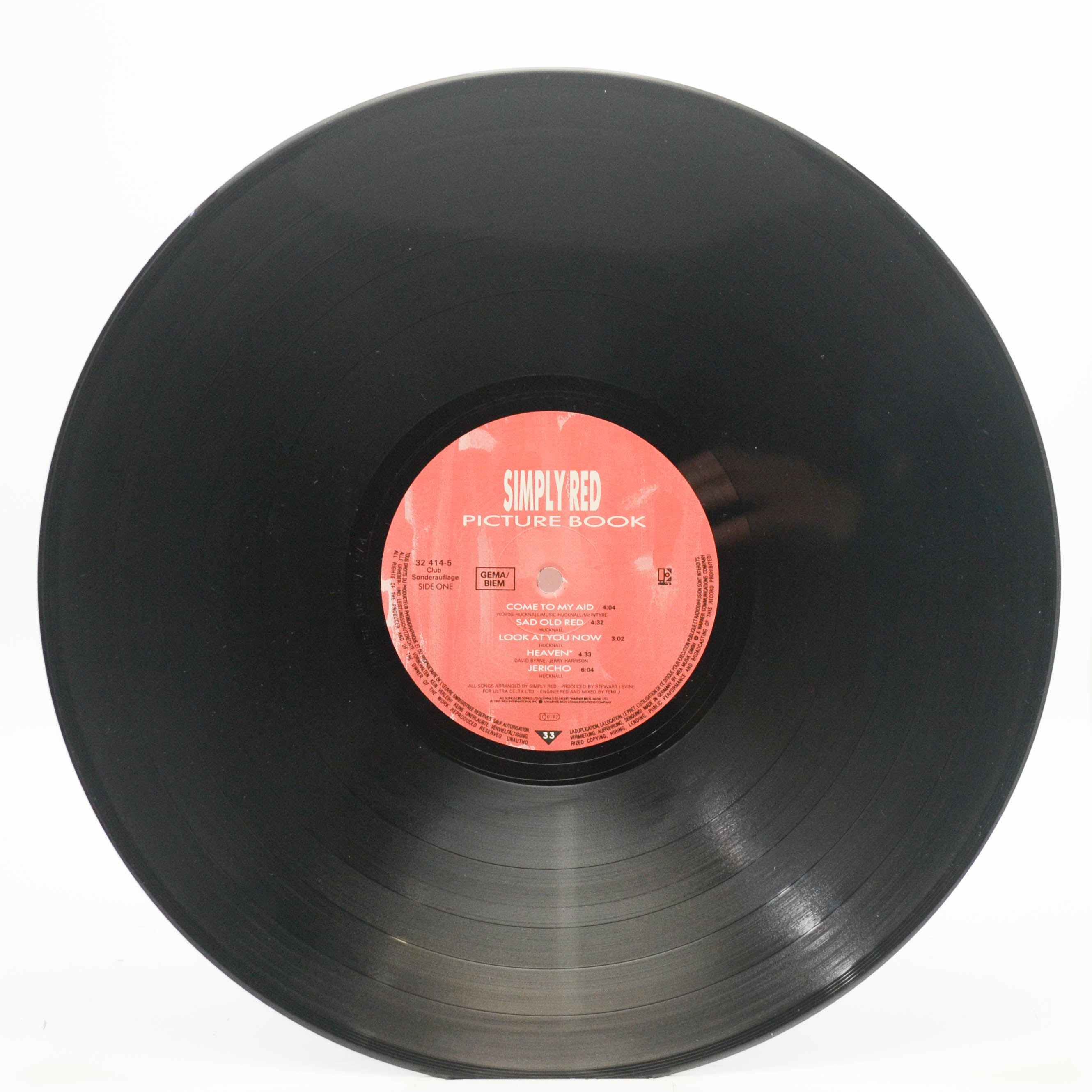 Виниловая пластинка Simply Red — Picture Book, 1985