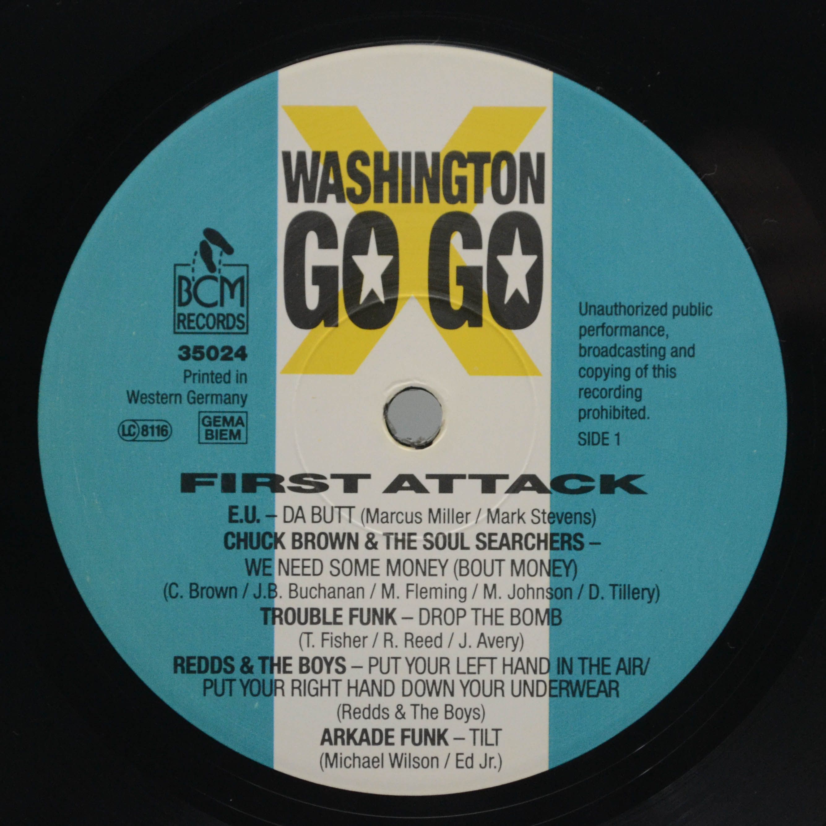 Various — Washington Go Go Sound Attack (2LP), 1988