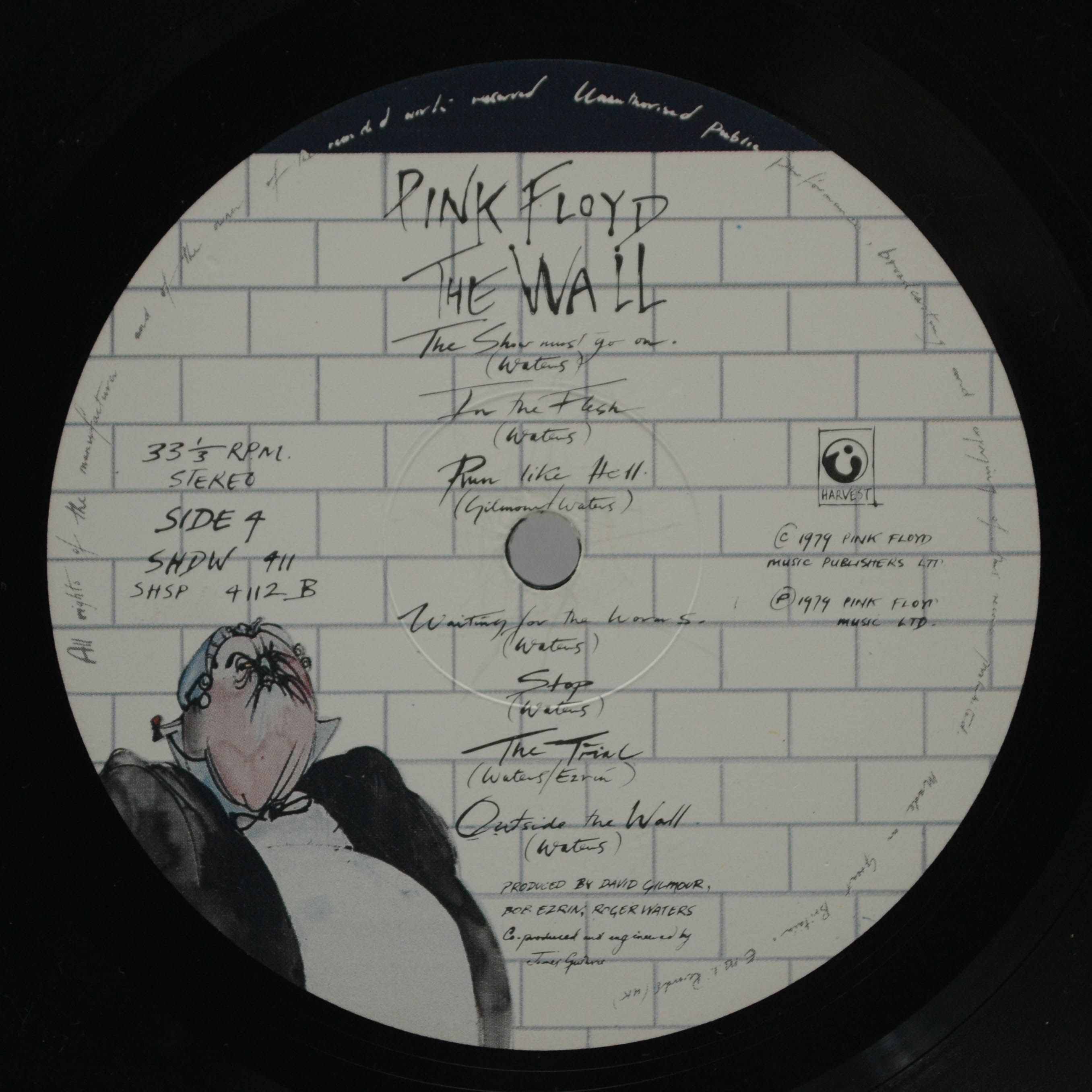 Виниловая пластинка Pink Floyd — The Wall (2LP, UK), 1979