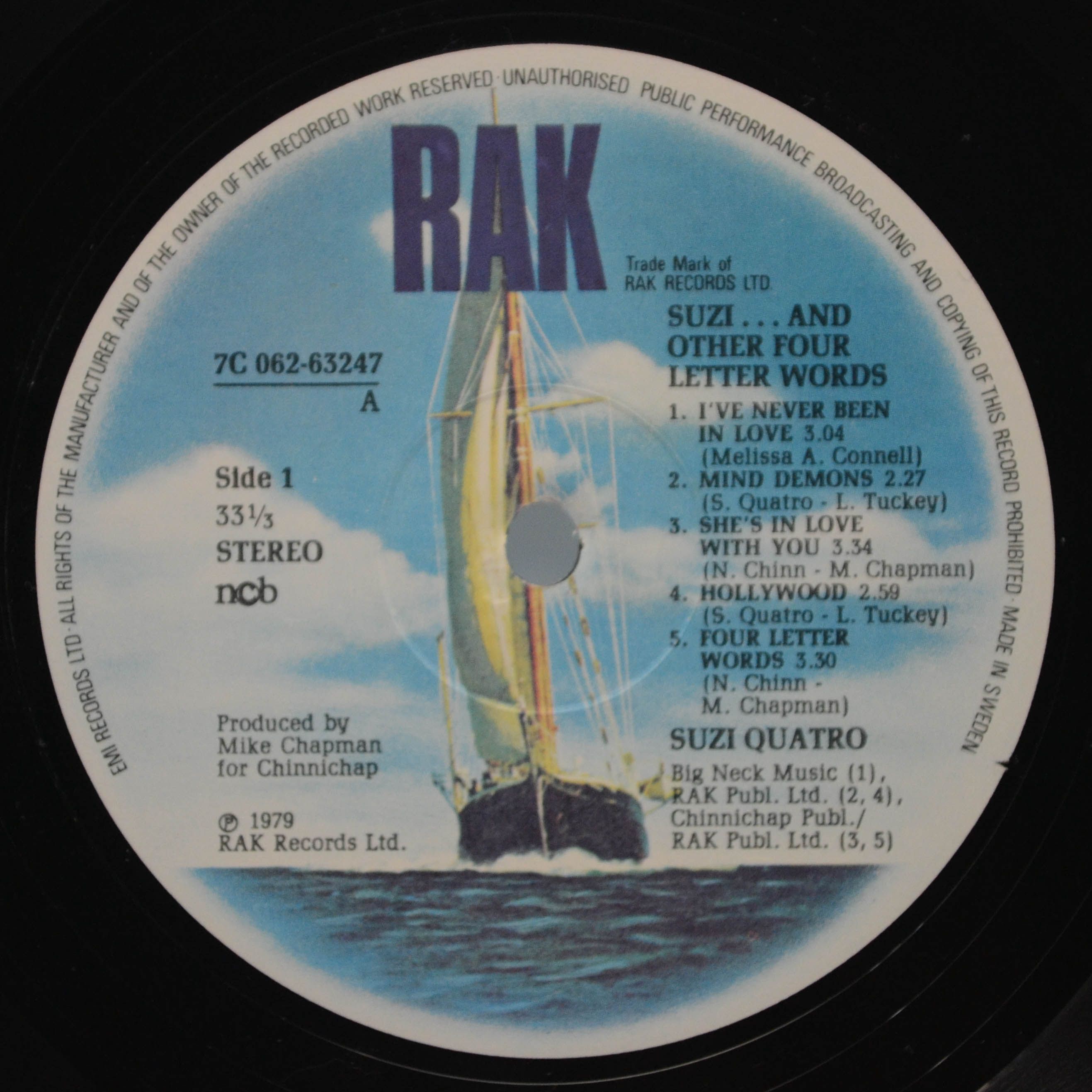 Suzi Quatro — Suzi... And Other Four Letter, 1979