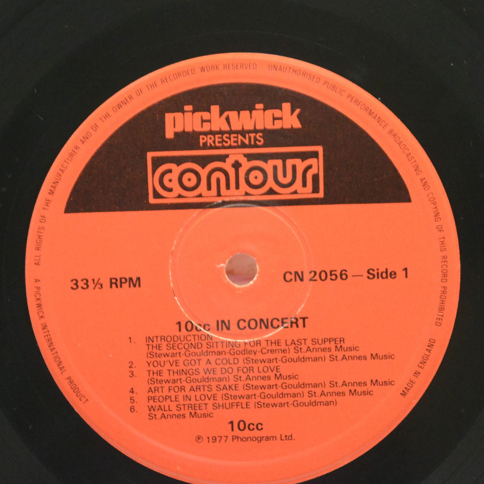 Виниловая пластинка 10cc — 10cc In Concert (UK), 1982