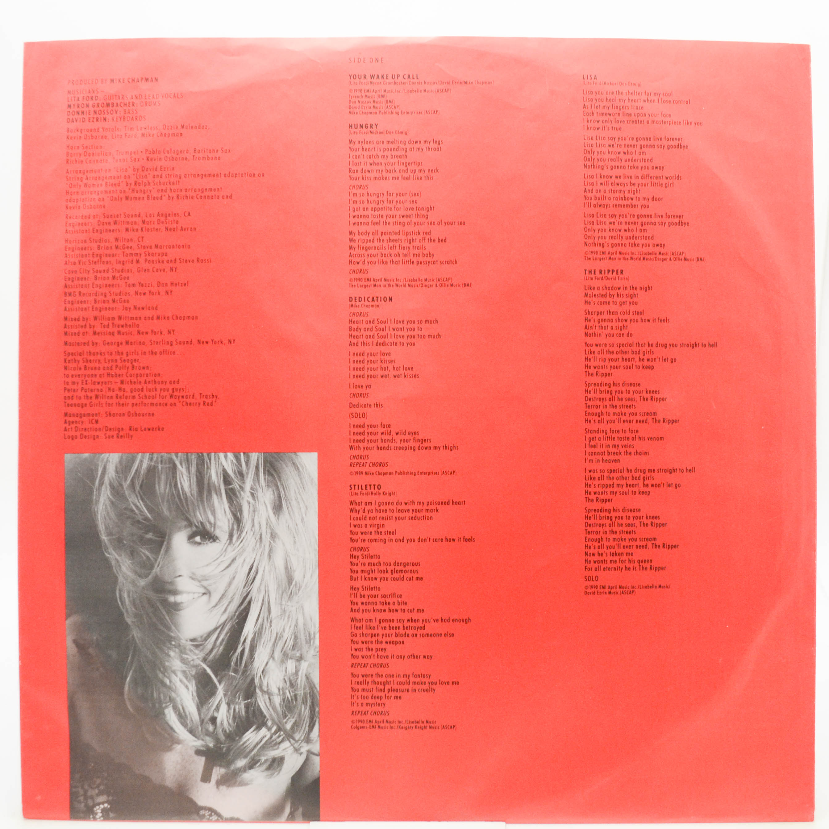 Lita Ford — Stiletto, 1990